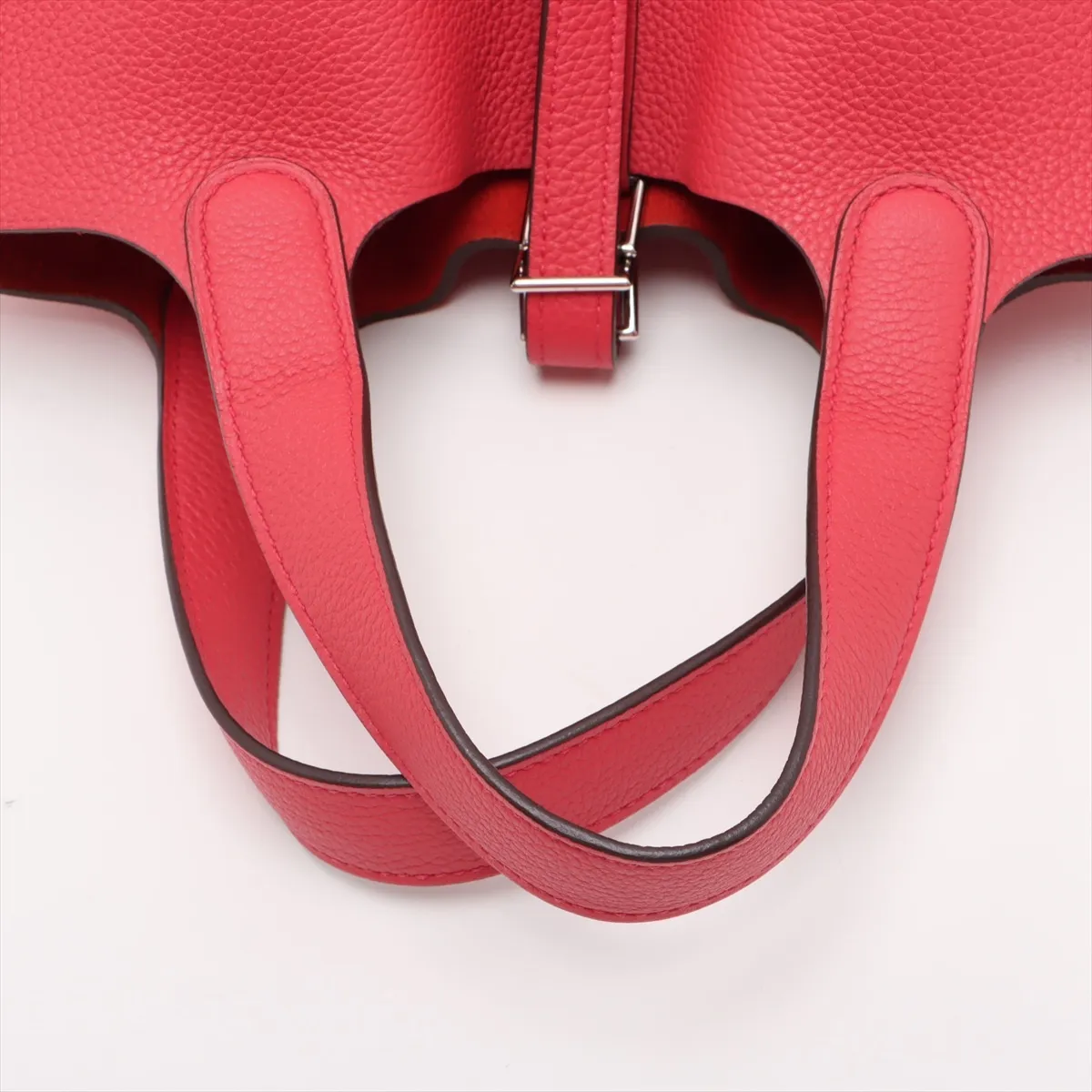 Picotin Lock 18 PM, Taurillon Maurice leather, Rose Mexico, Silver hardware, Year: 2020 — view 5
