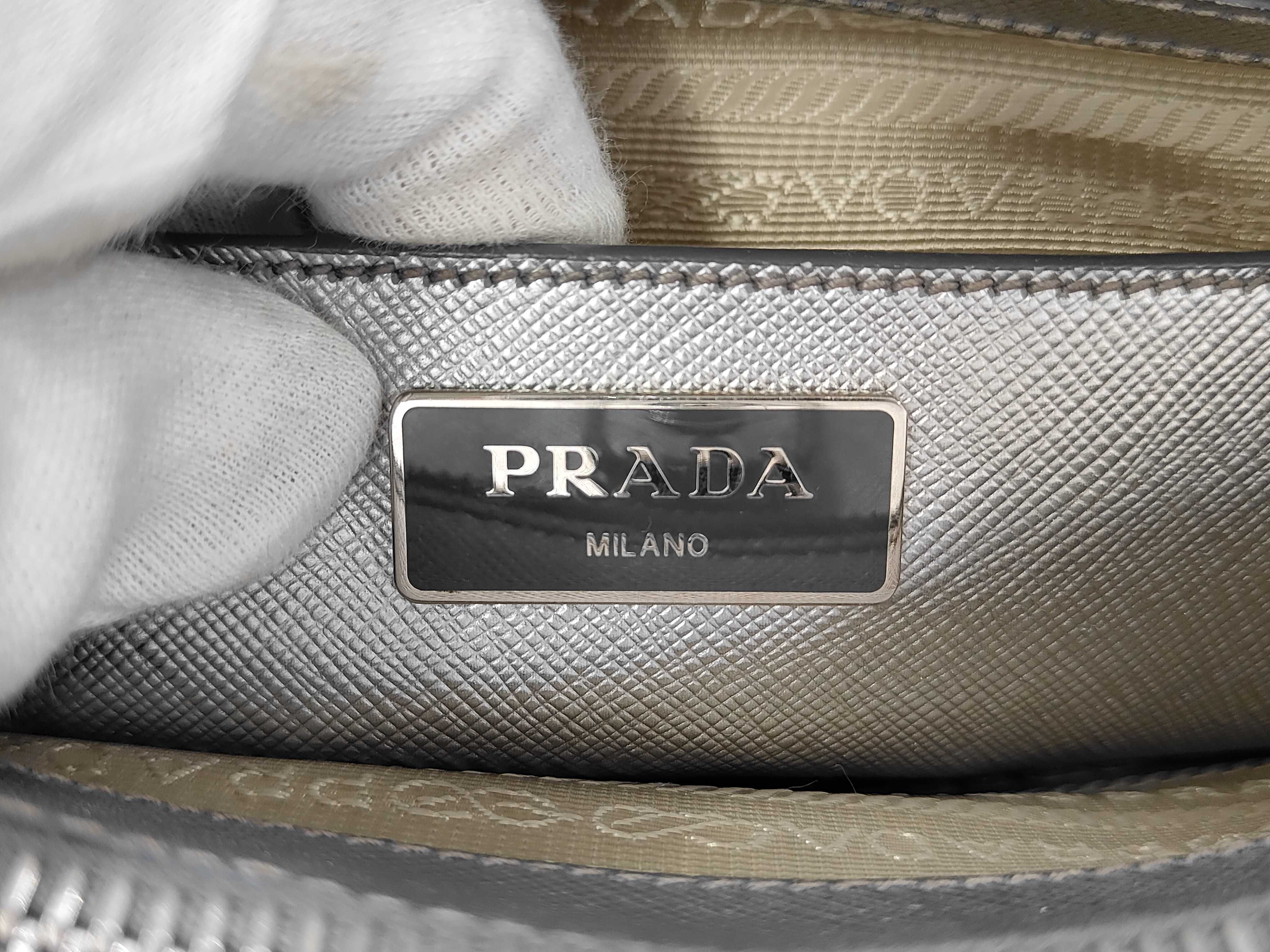 BAG LEATHER 2WAY SILVER Shoulder Bag — view 12
