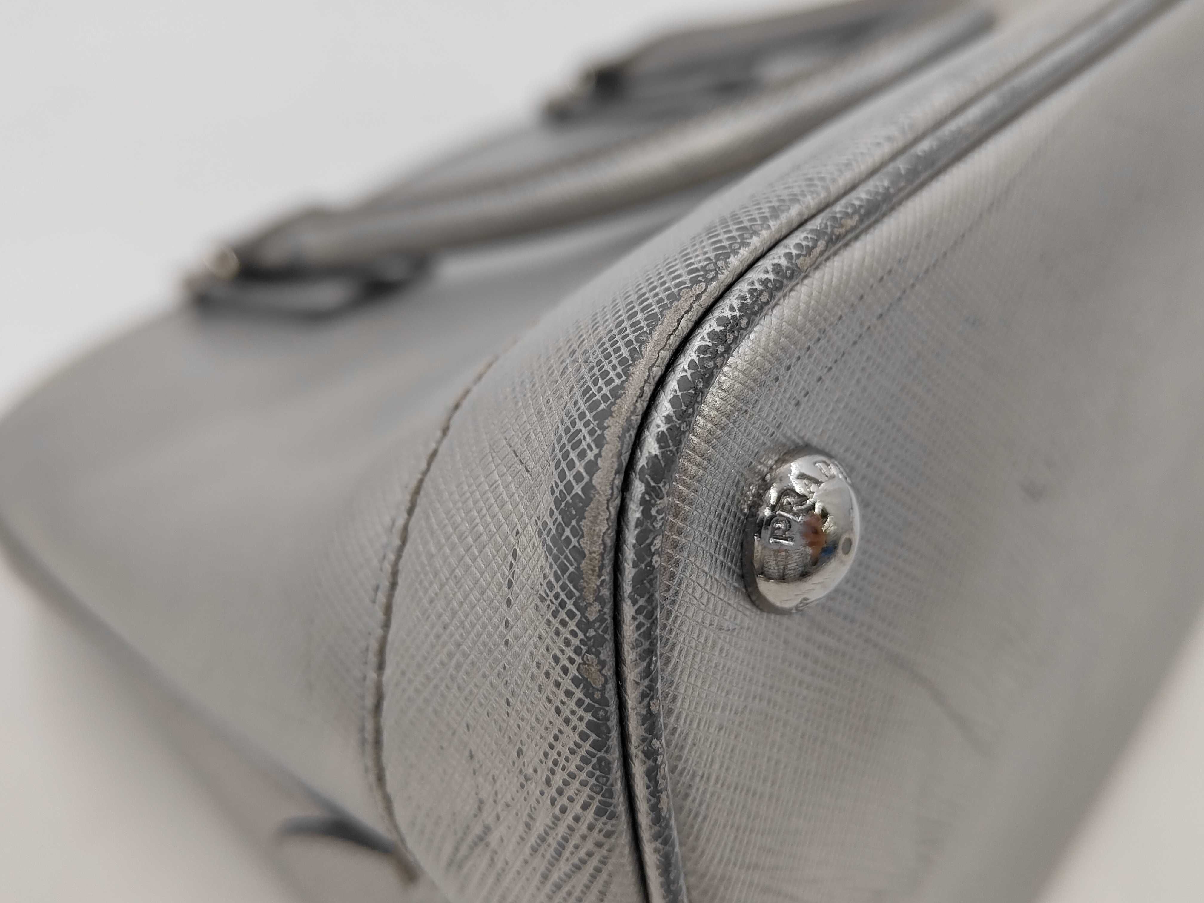 BAG LEATHER 2WAY SILVER Shoulder Bag — view 4