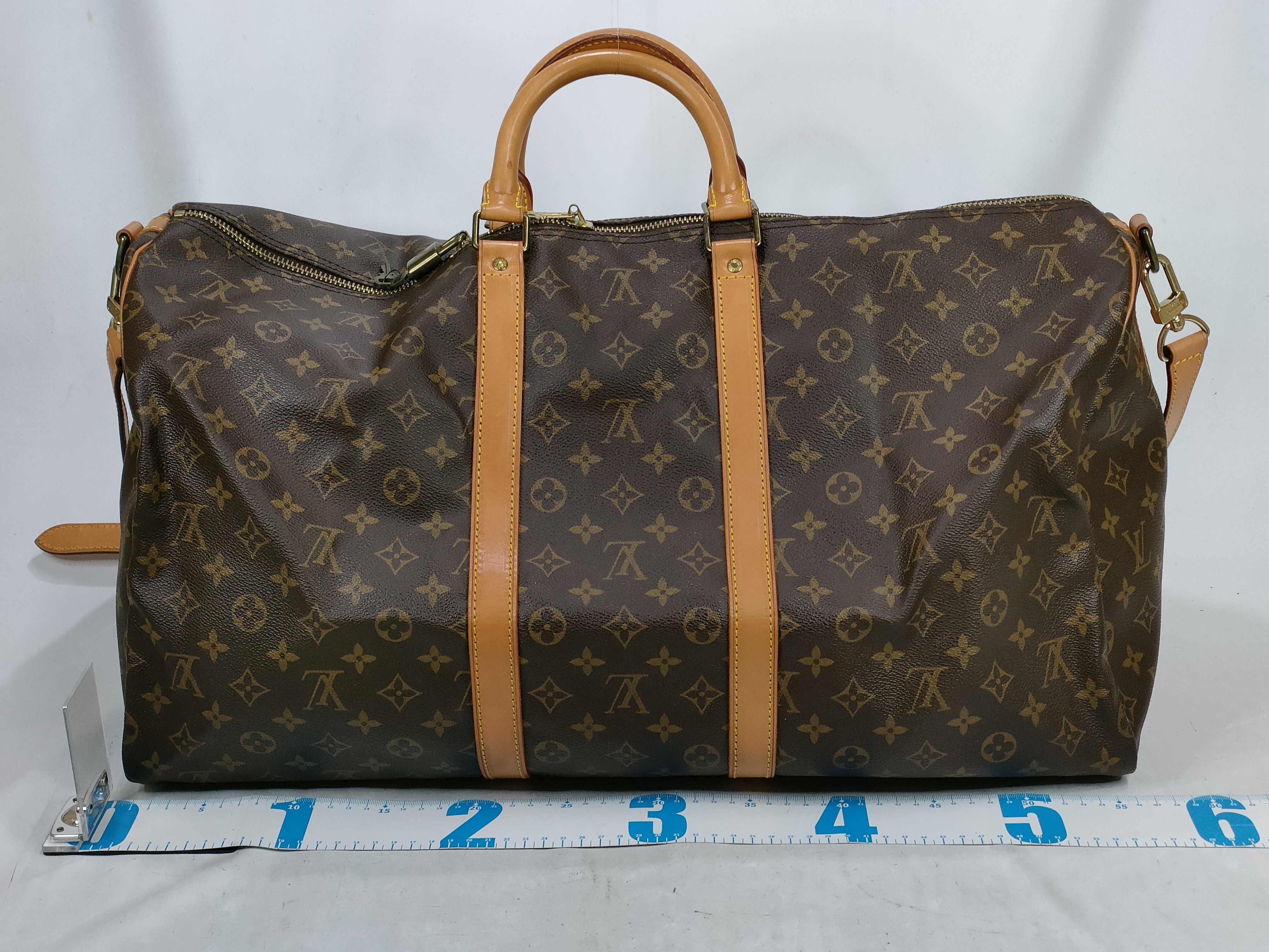 Monogram Keepall Bandoulière 55 M41414 VI882 Boston Bag — view 2