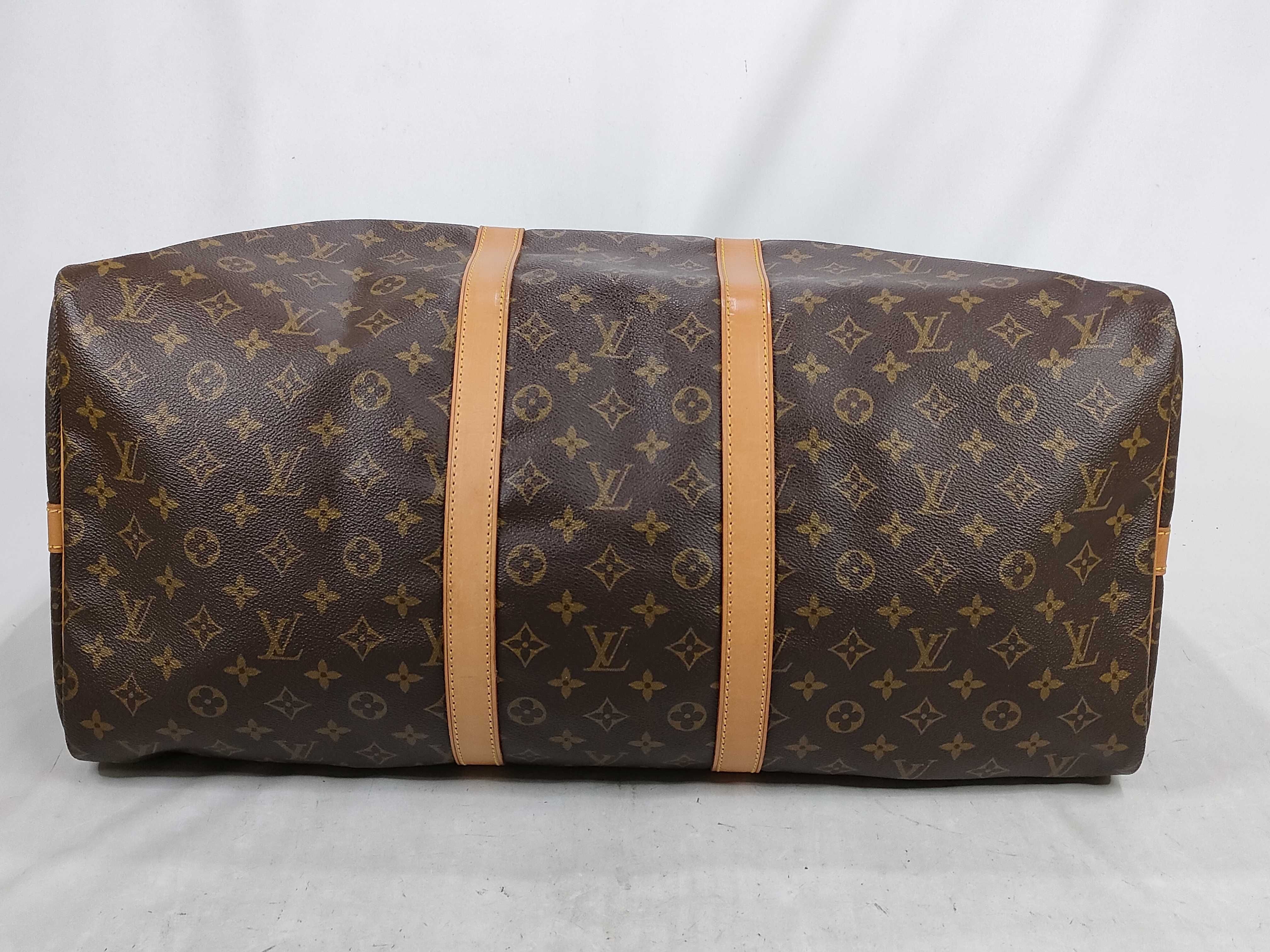 Monogram Keepall Bandoulière 55 M41414 VI882 Boston Bag — view 9
