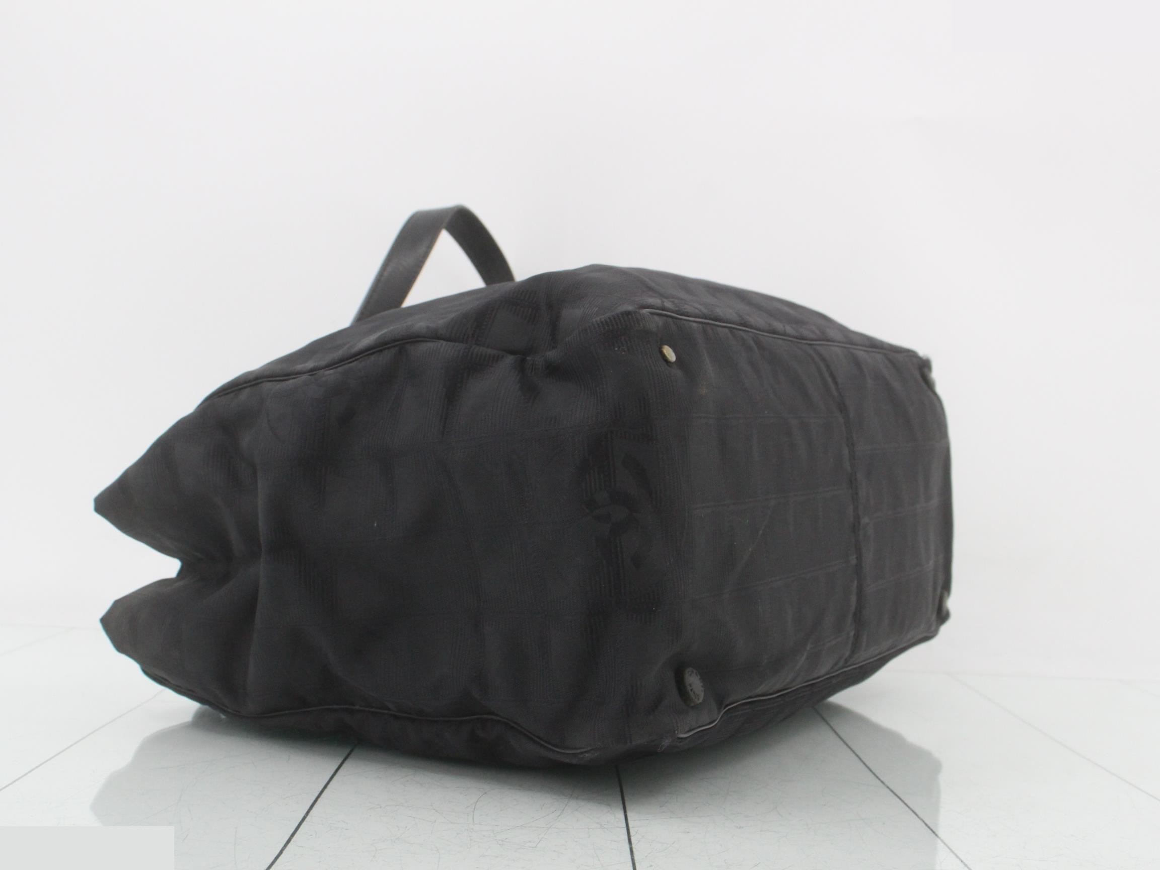 New Travel Line Tote Bag, Black — view 5