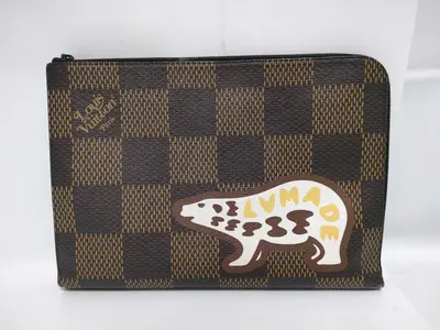 Damier Louis Vuitton M69390 Damier Giant Pochette Gère GM Clutch Bag
