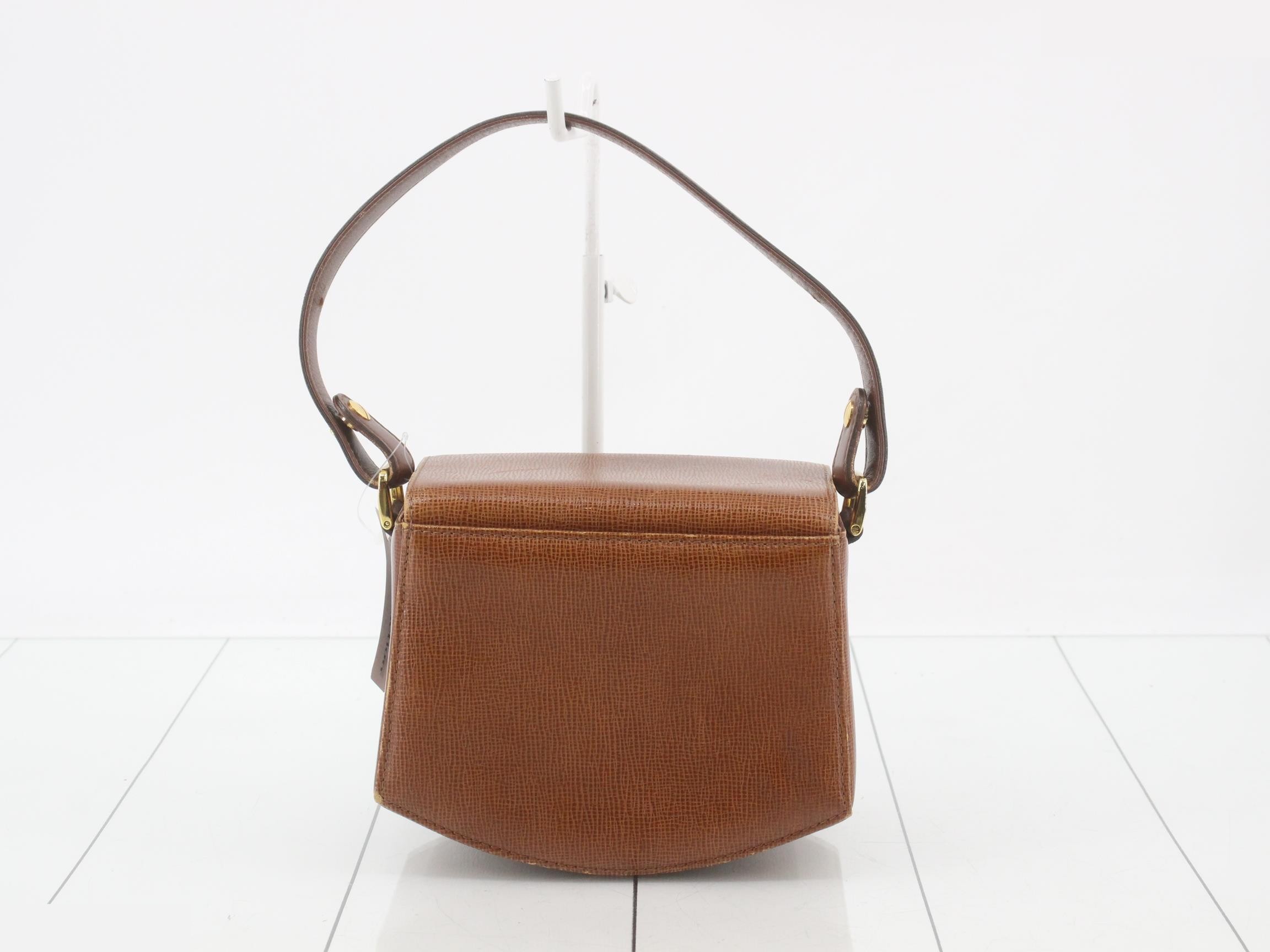 leather handbag, brown. — view 2