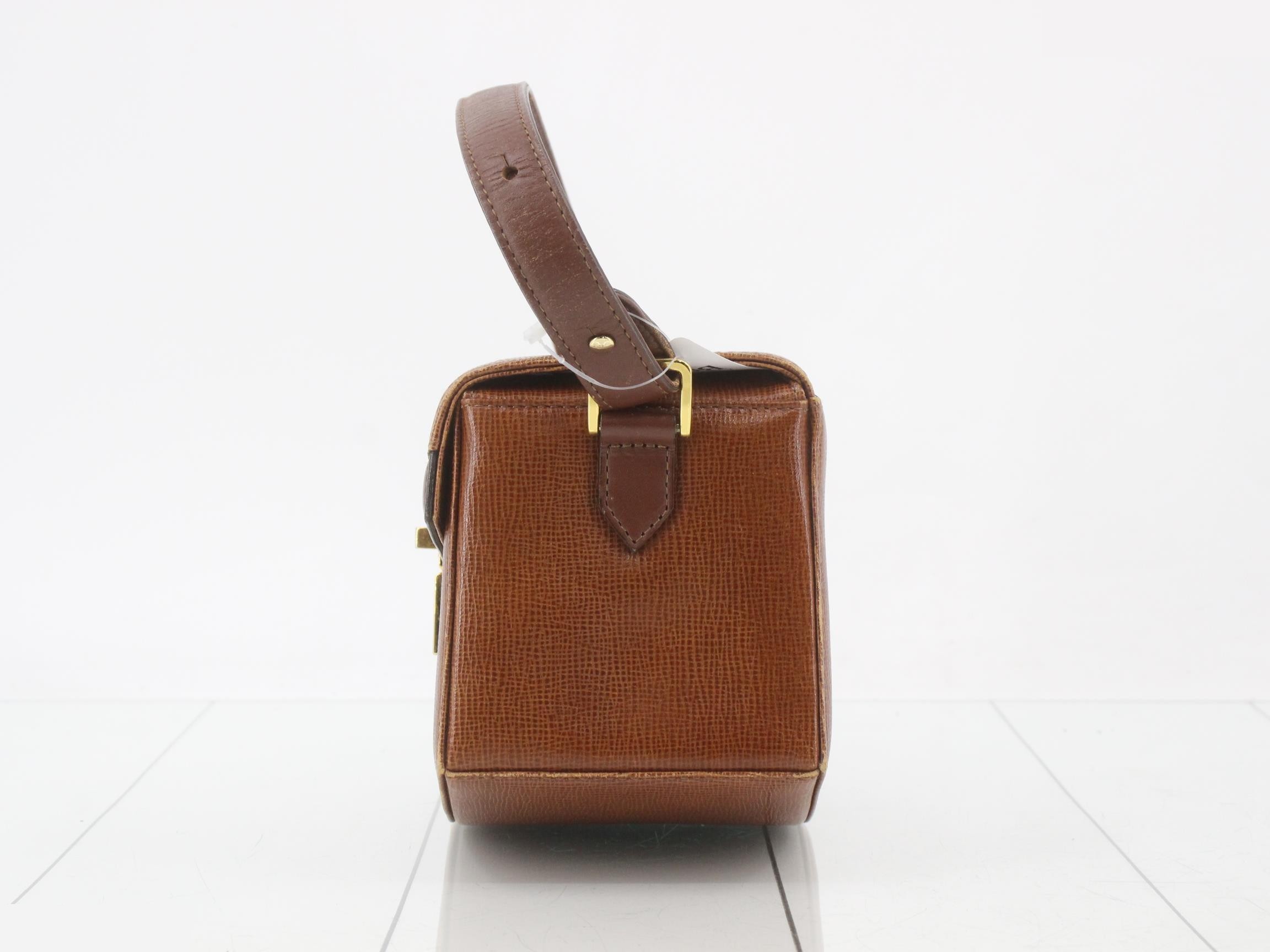 leather handbag, brown. — view 3