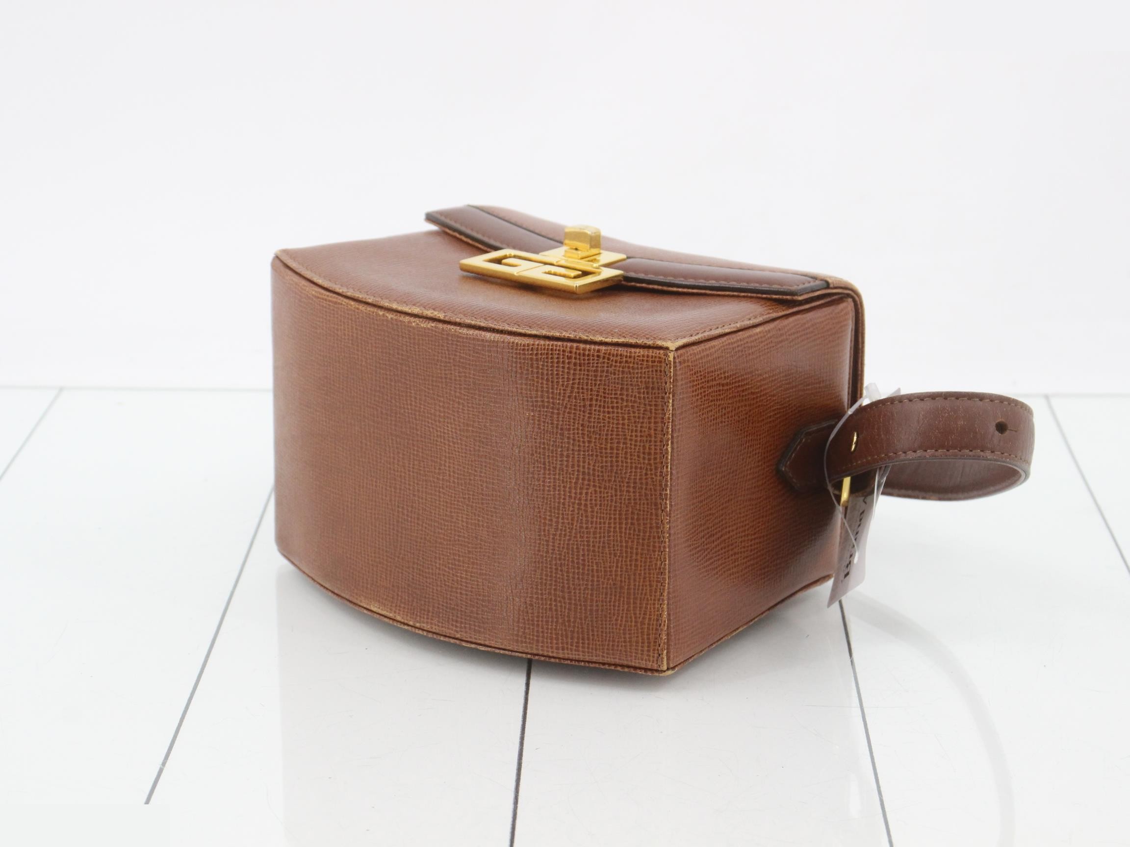 leather handbag, brown. — view 6