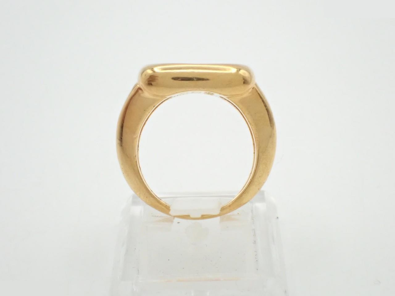 Corozo Sellier Ring, Gold, Size #12 — view 3