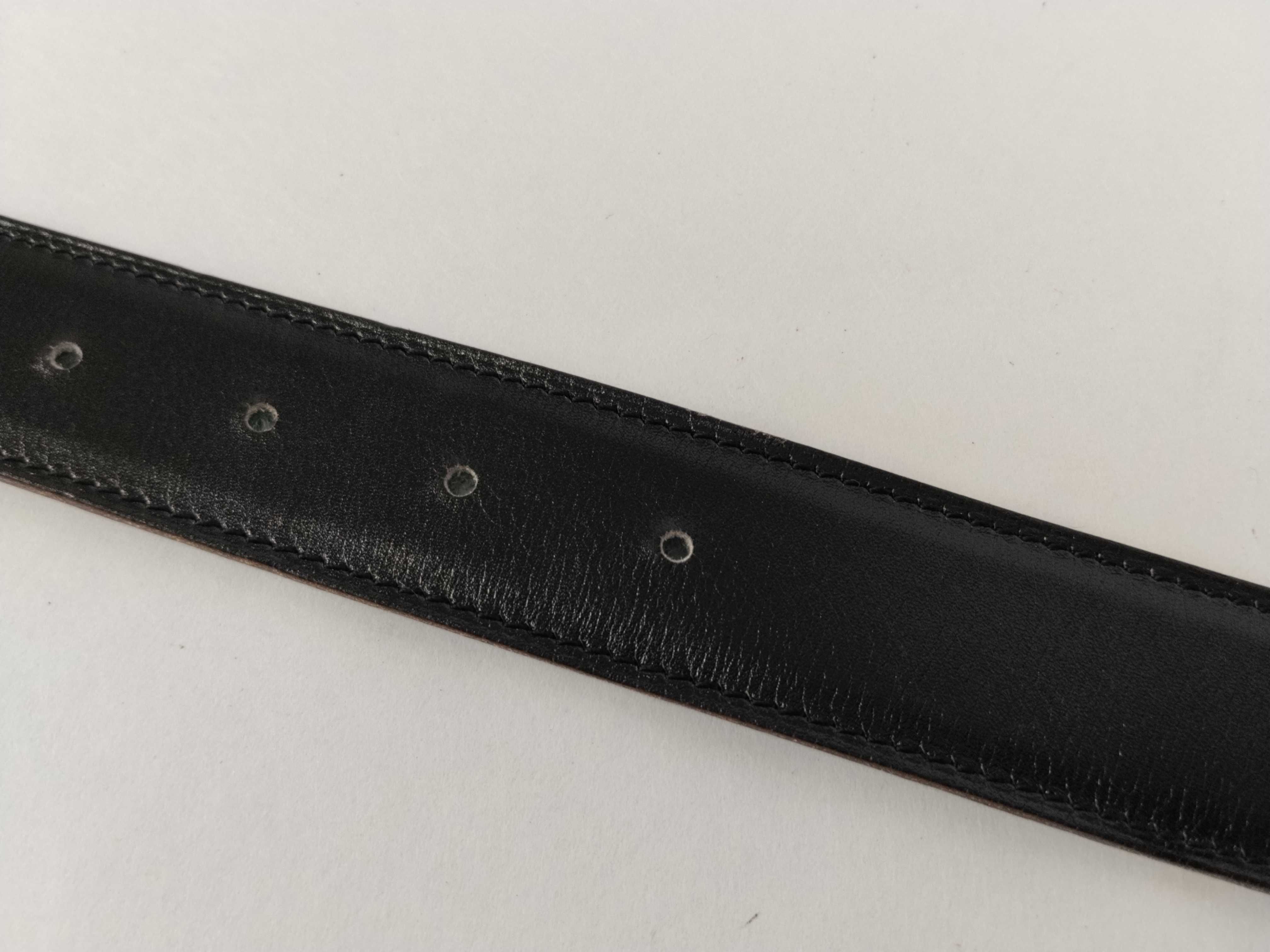 Constance H-belt H:2004 Belt 75 Leather Blue x Black Belt — view 8