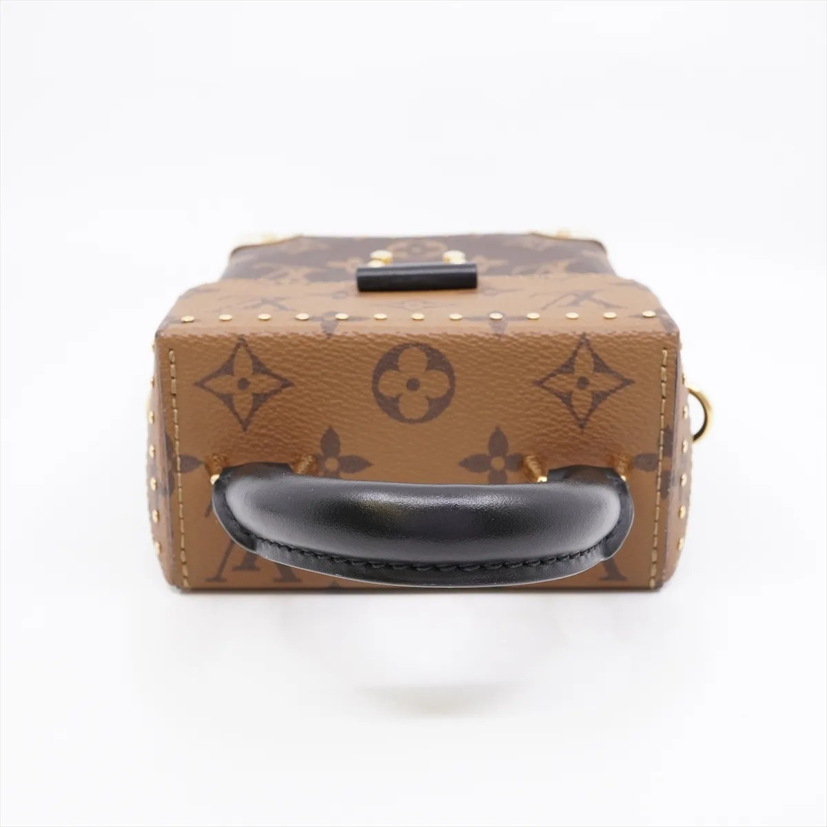 Monogram Reverse Camera Box M82465 (RFID responsive, Brown) 2-Way Vanity Bag — view 5