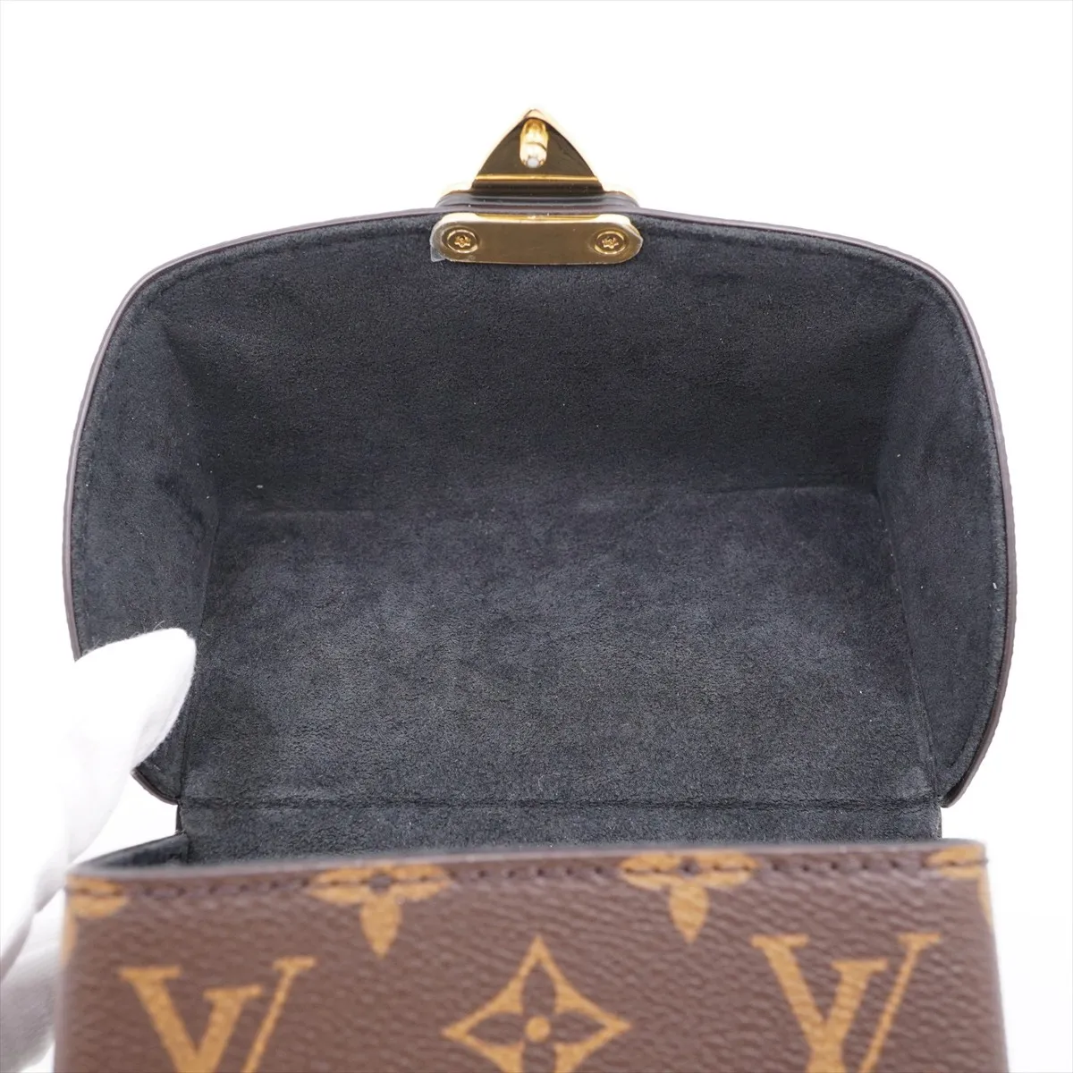 Monogram Reverse Camera Box M82465 (RFID responsive, Brown) 2-Way Vanity Bag — view 9