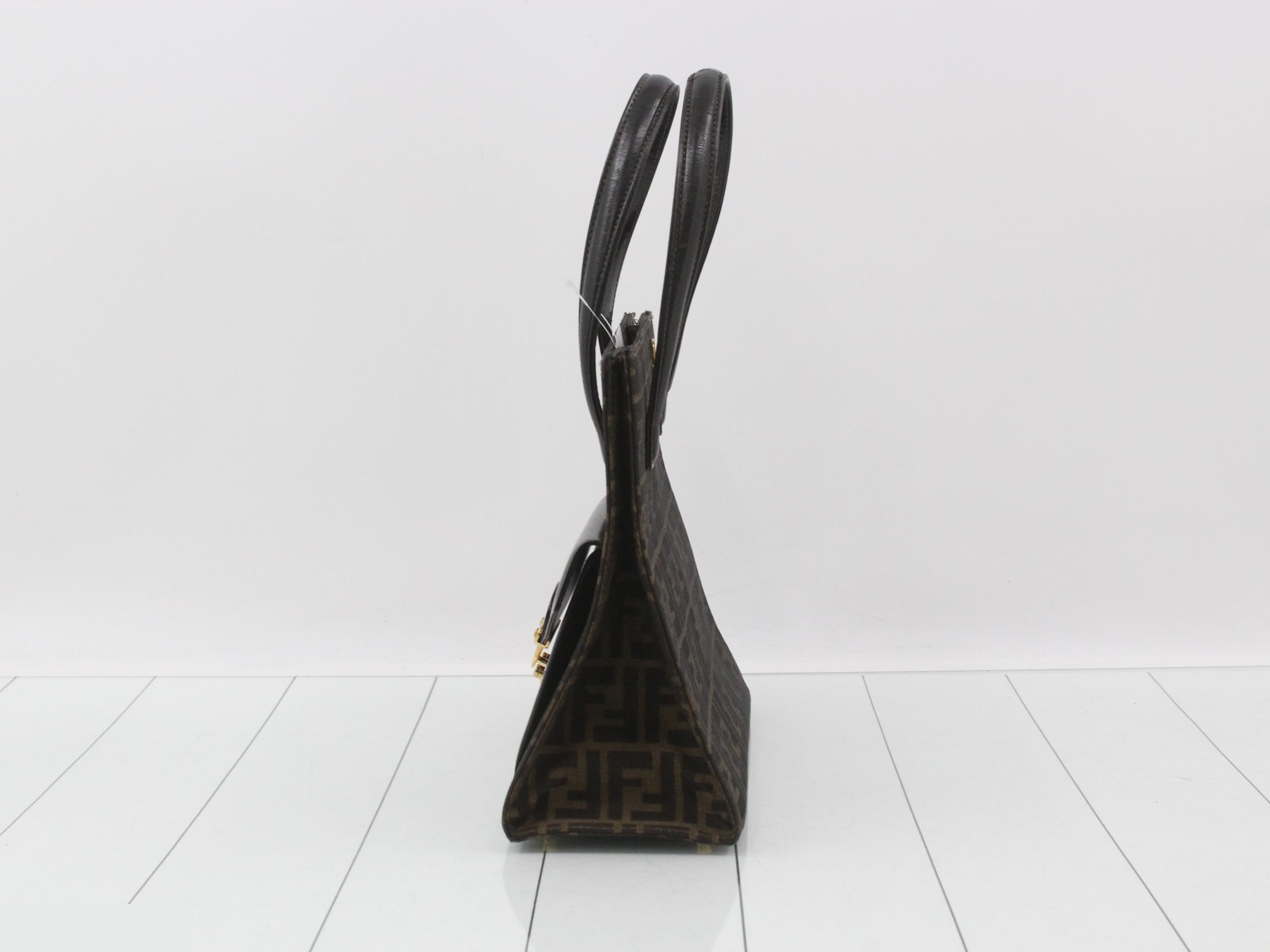 ZUCCA Leather x Canvas Handbag — view 3