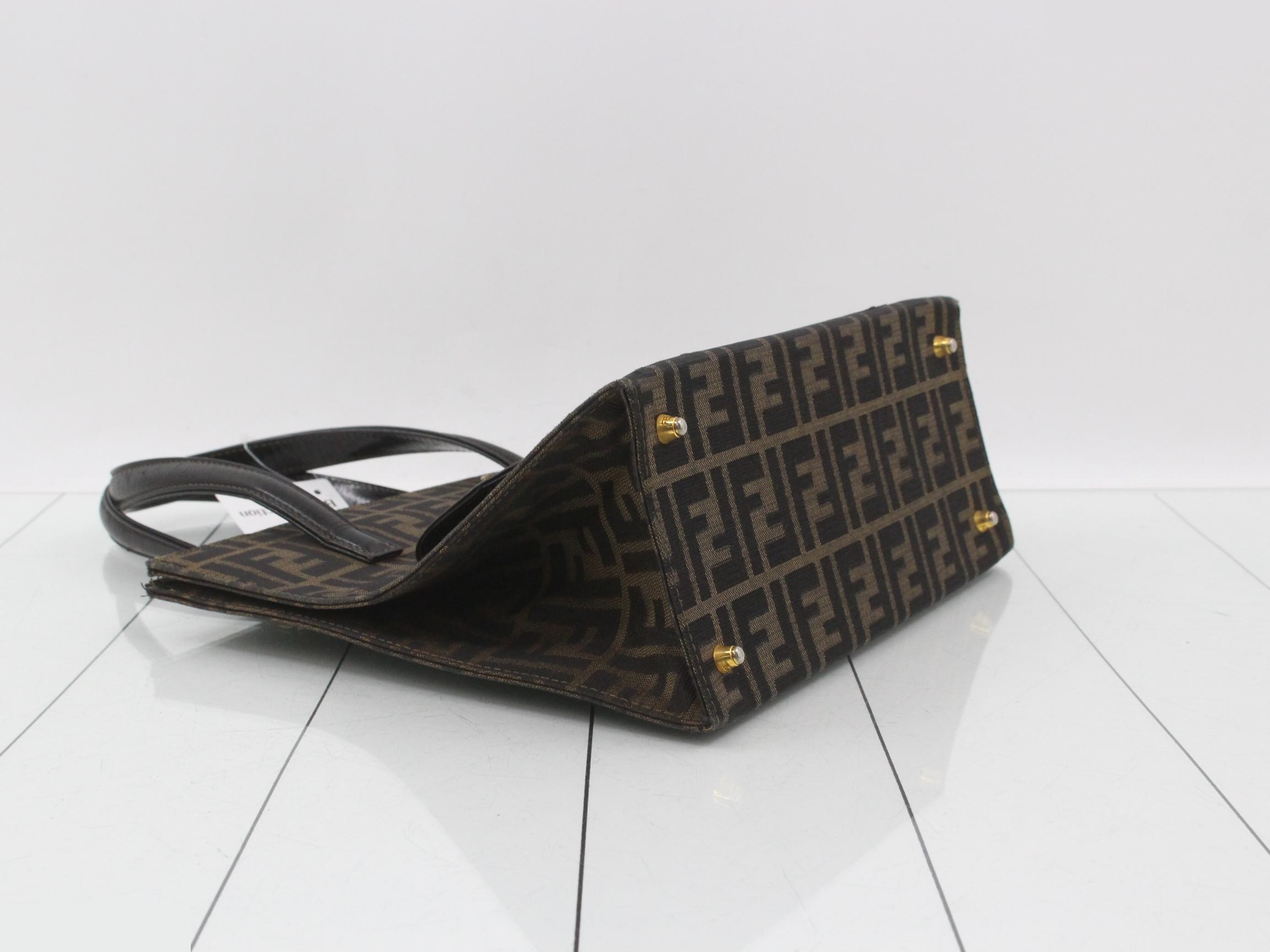 ZUCCA Leather x Canvas Handbag — view 5