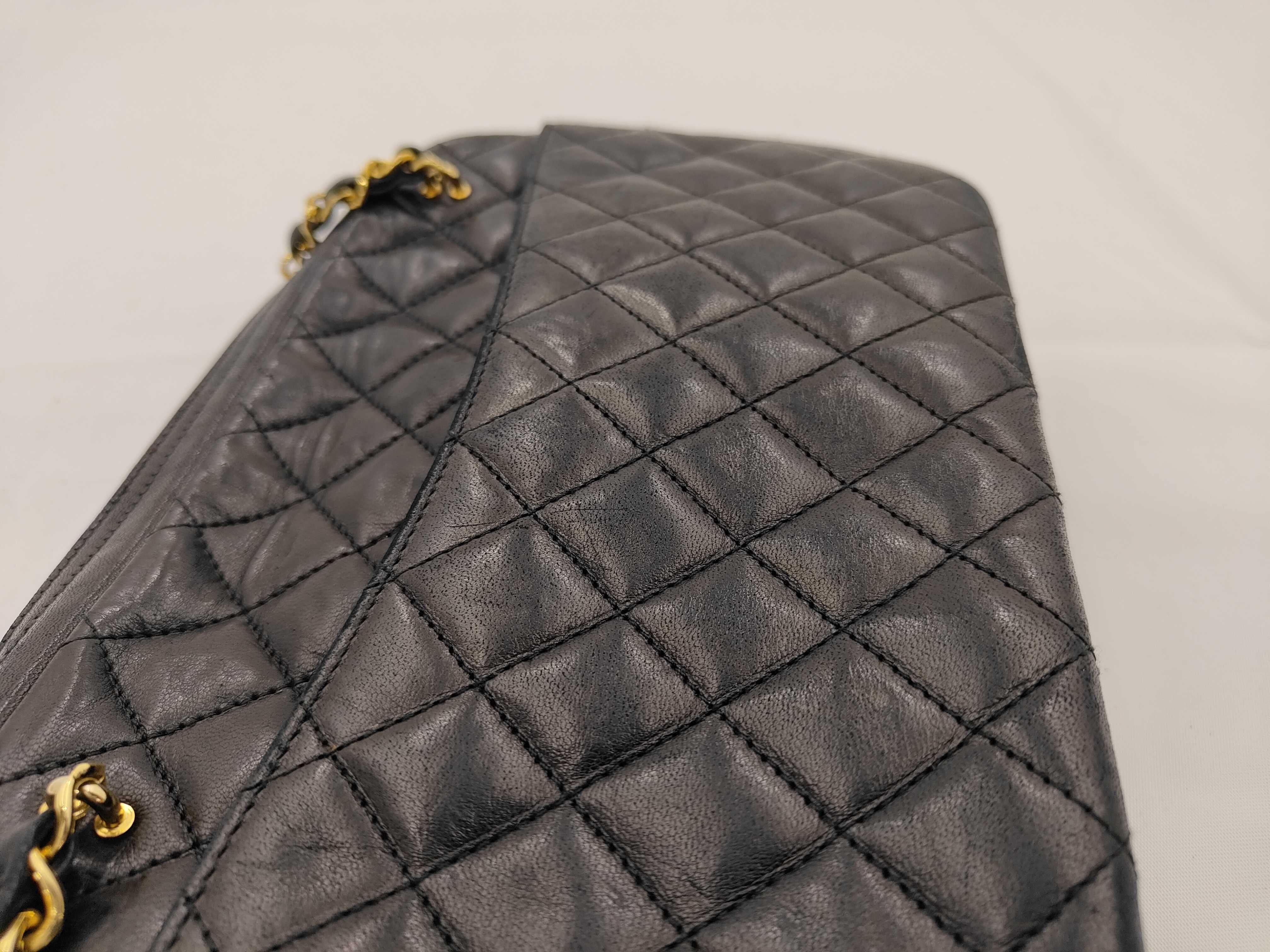 Coco Mark Lambskin Double Chain Shoulder Bag — view 3