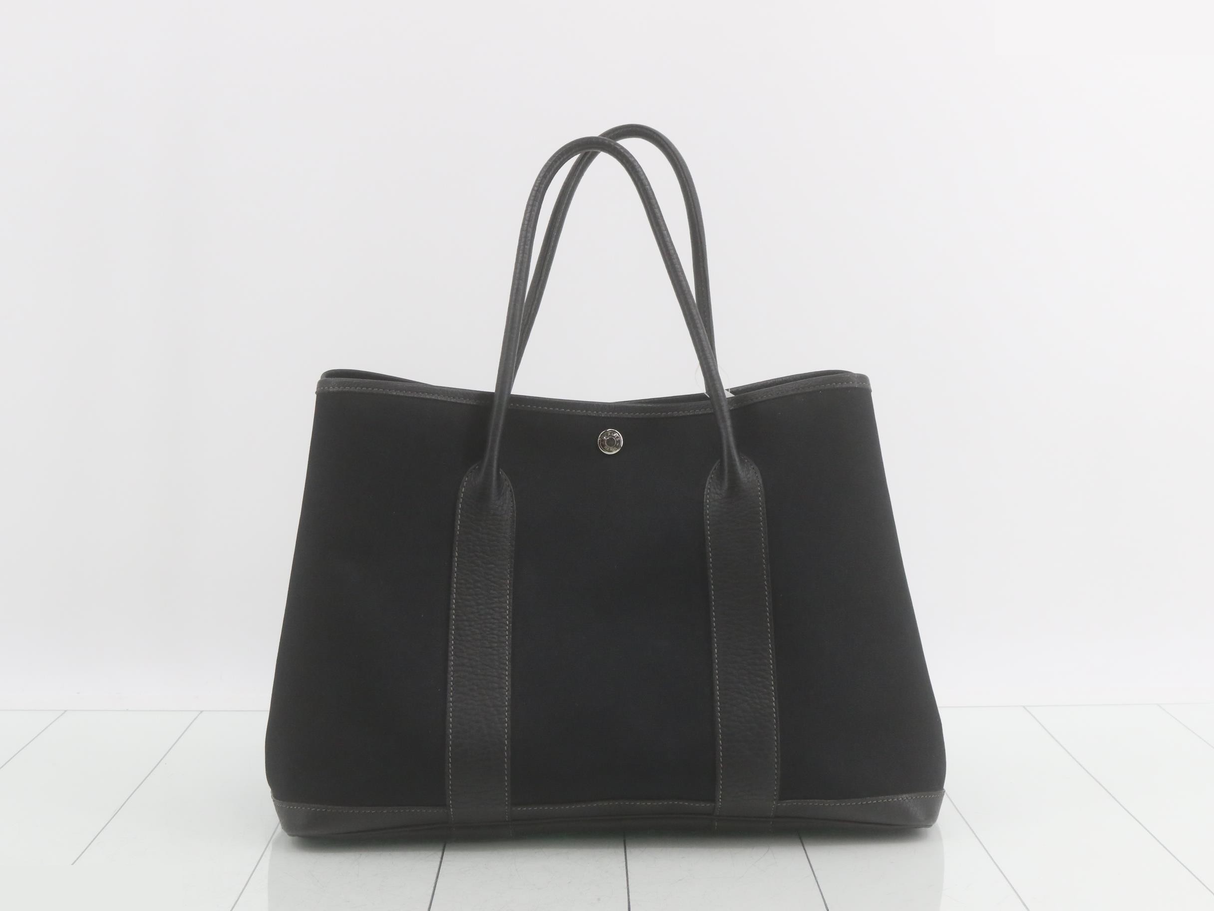 Garden Party PM Tote Bag, Canvas, K Stamp — view 2