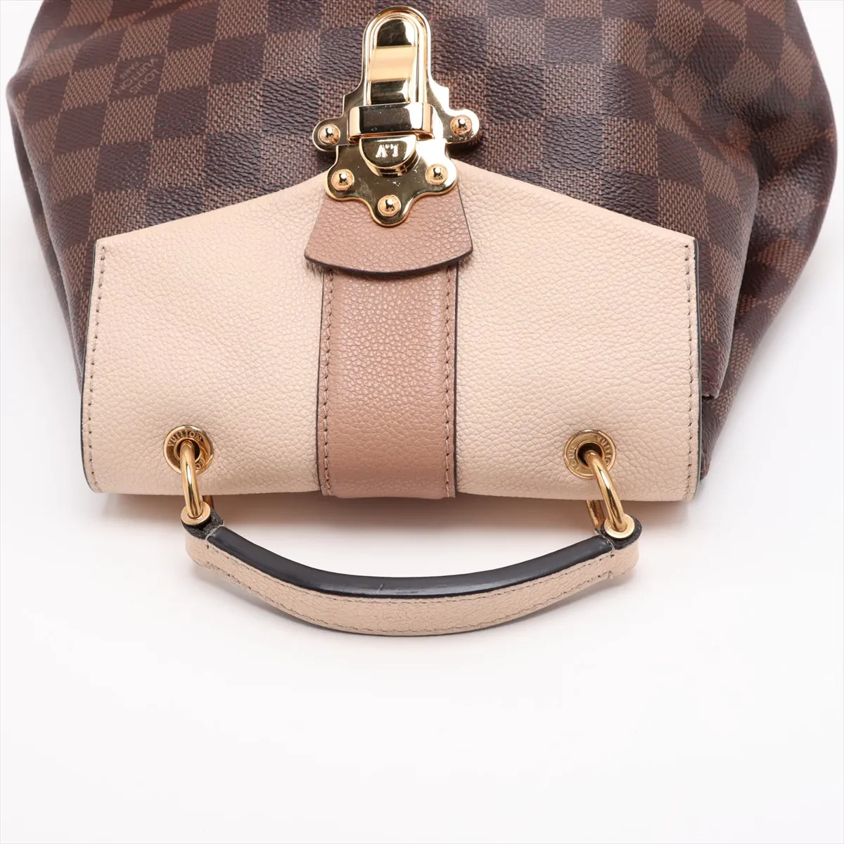 Damier Clapton Backpack N42259 SR2108 Brown x Beige — view 5