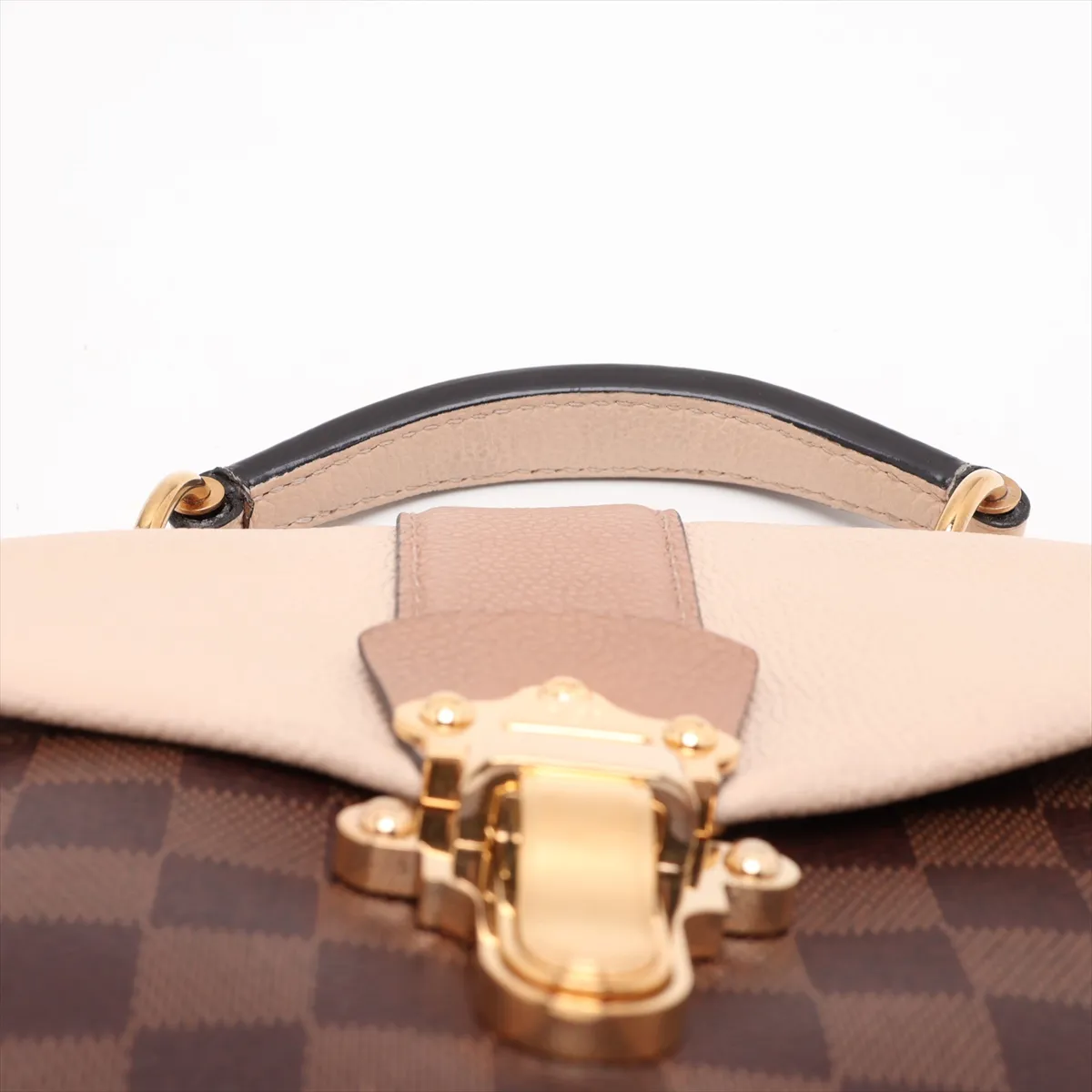 Damier Clapton Backpack N42259 SR2108 Brown x Beige — view 6