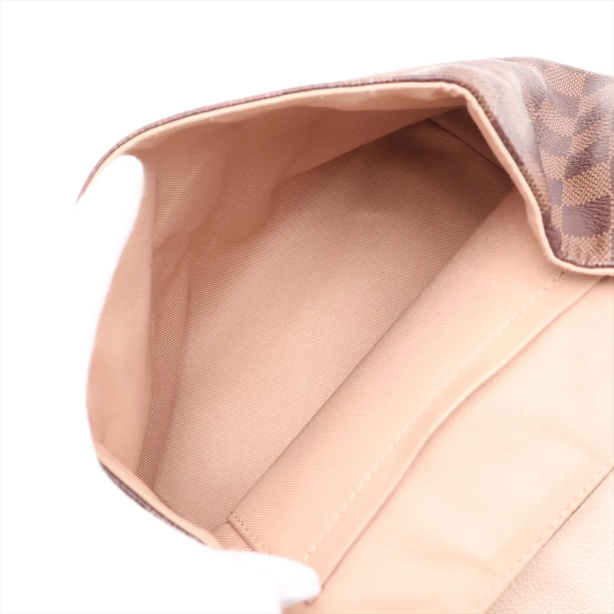 Damier Clapton Backpack N42259 SR2108 Brown x Beige — view 7