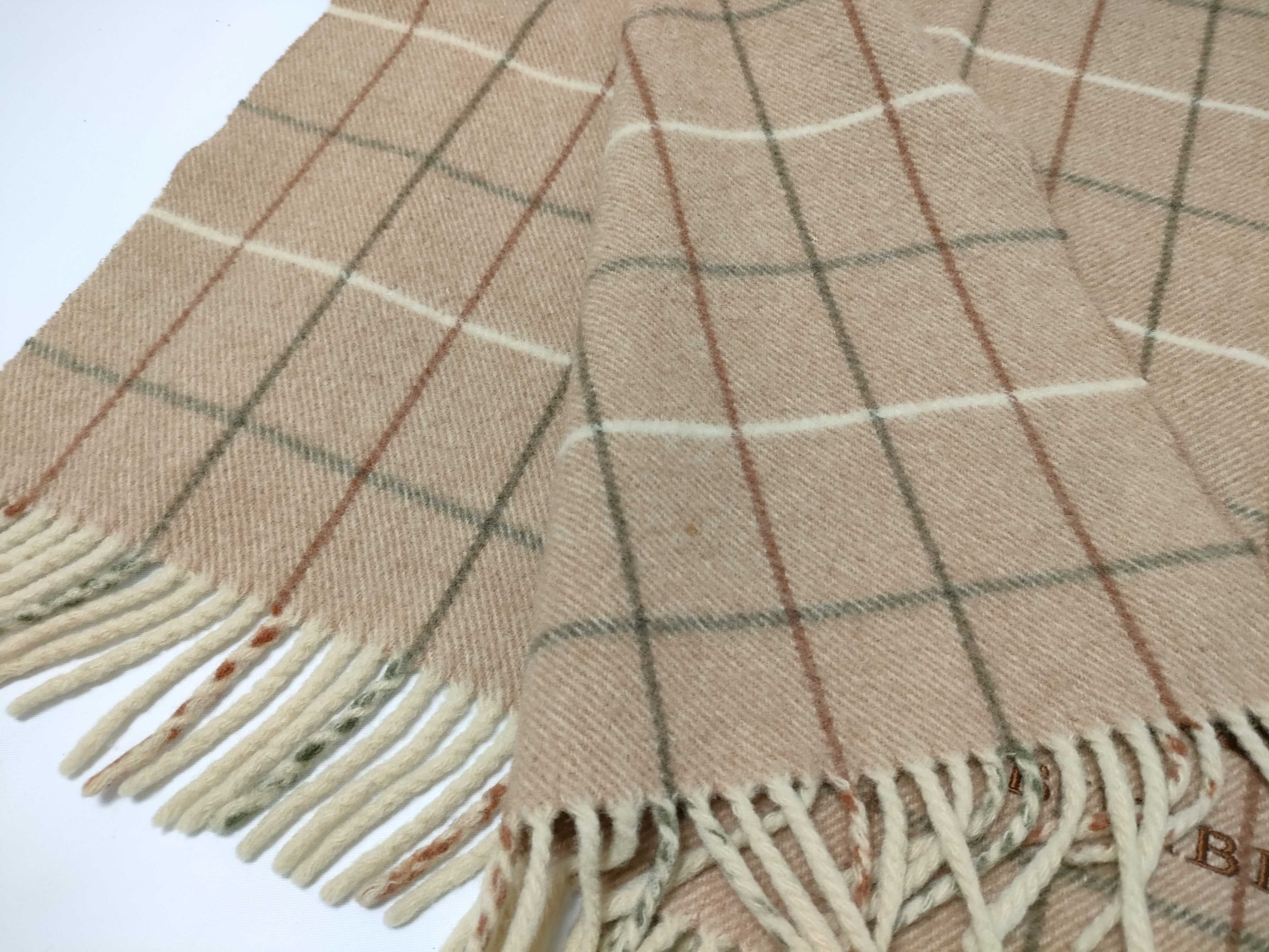 Nova Check Beige Shawl, Throw, and Other Accessories — view 7