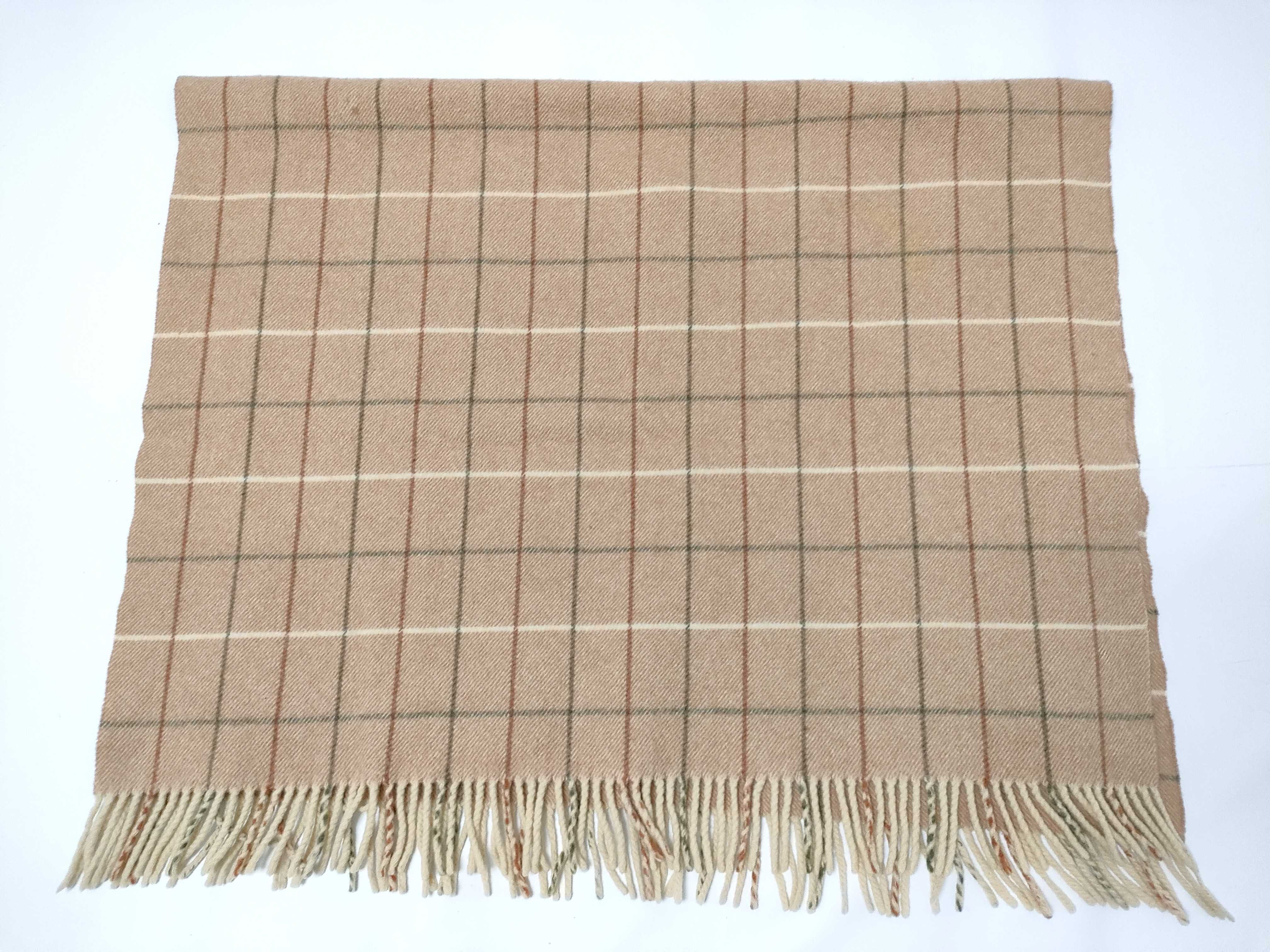 Nova Check Beige Shawl, Throw, and Other Accessories — view 10