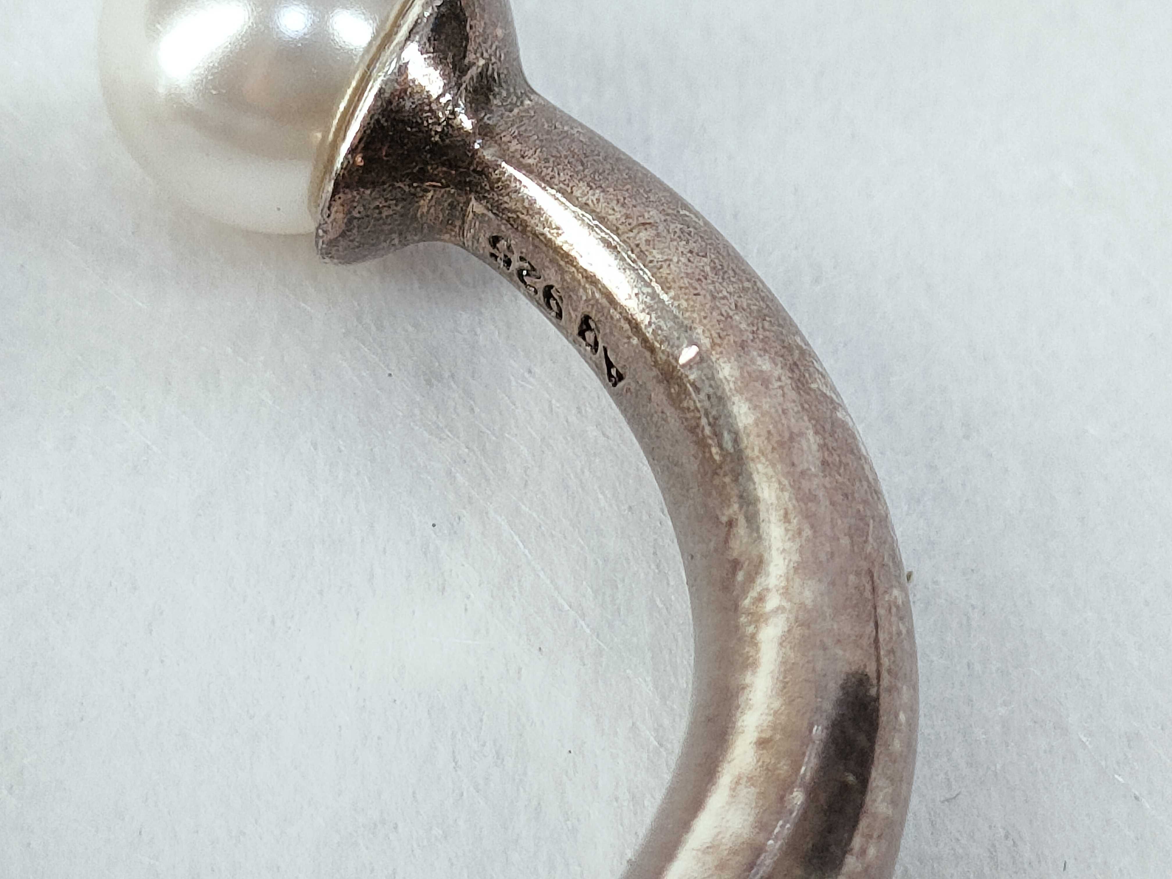 Tribal Pearl Ring, Size M — view 8