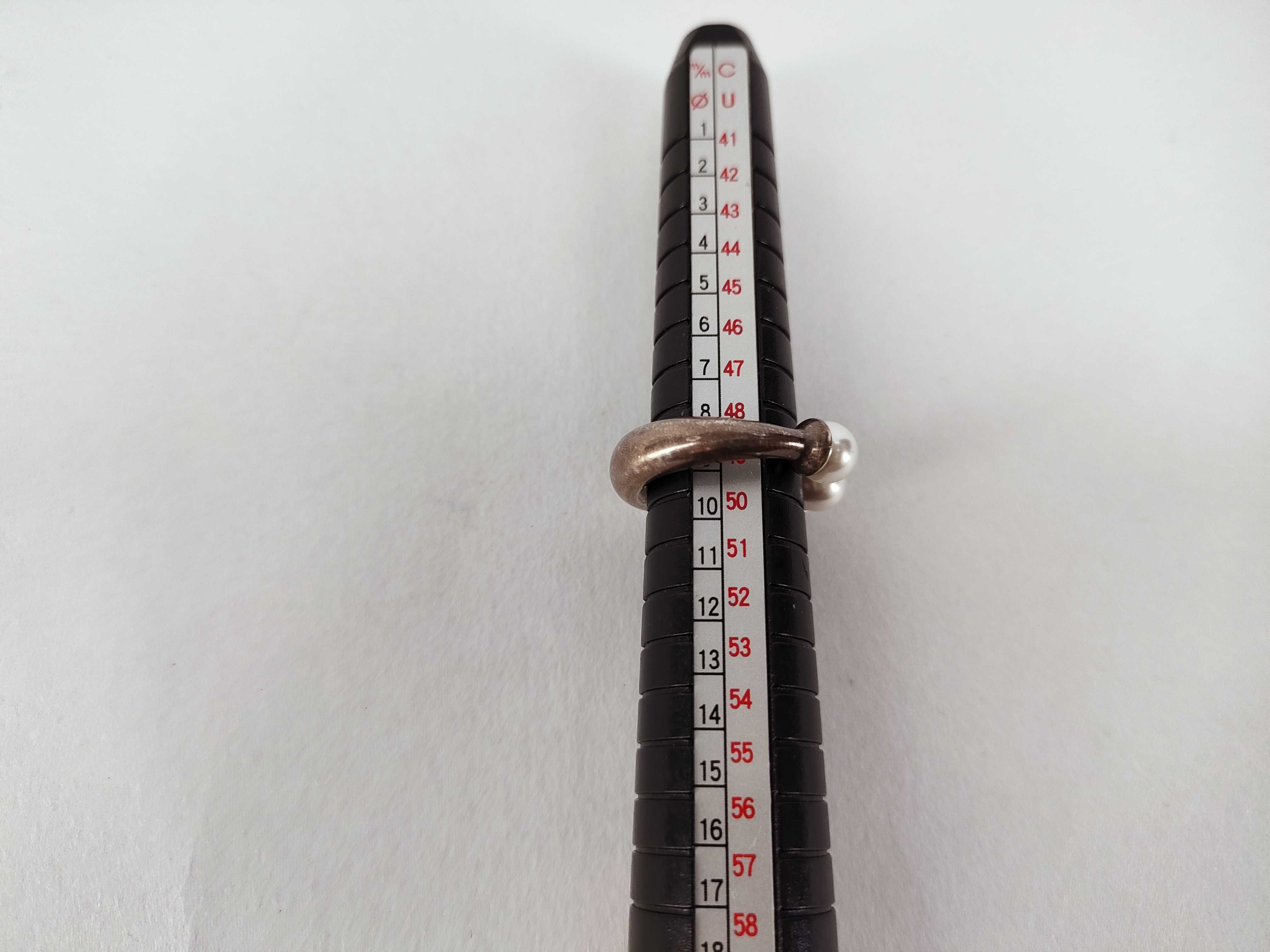 Tribal Pearl Ring, Size M — view 10