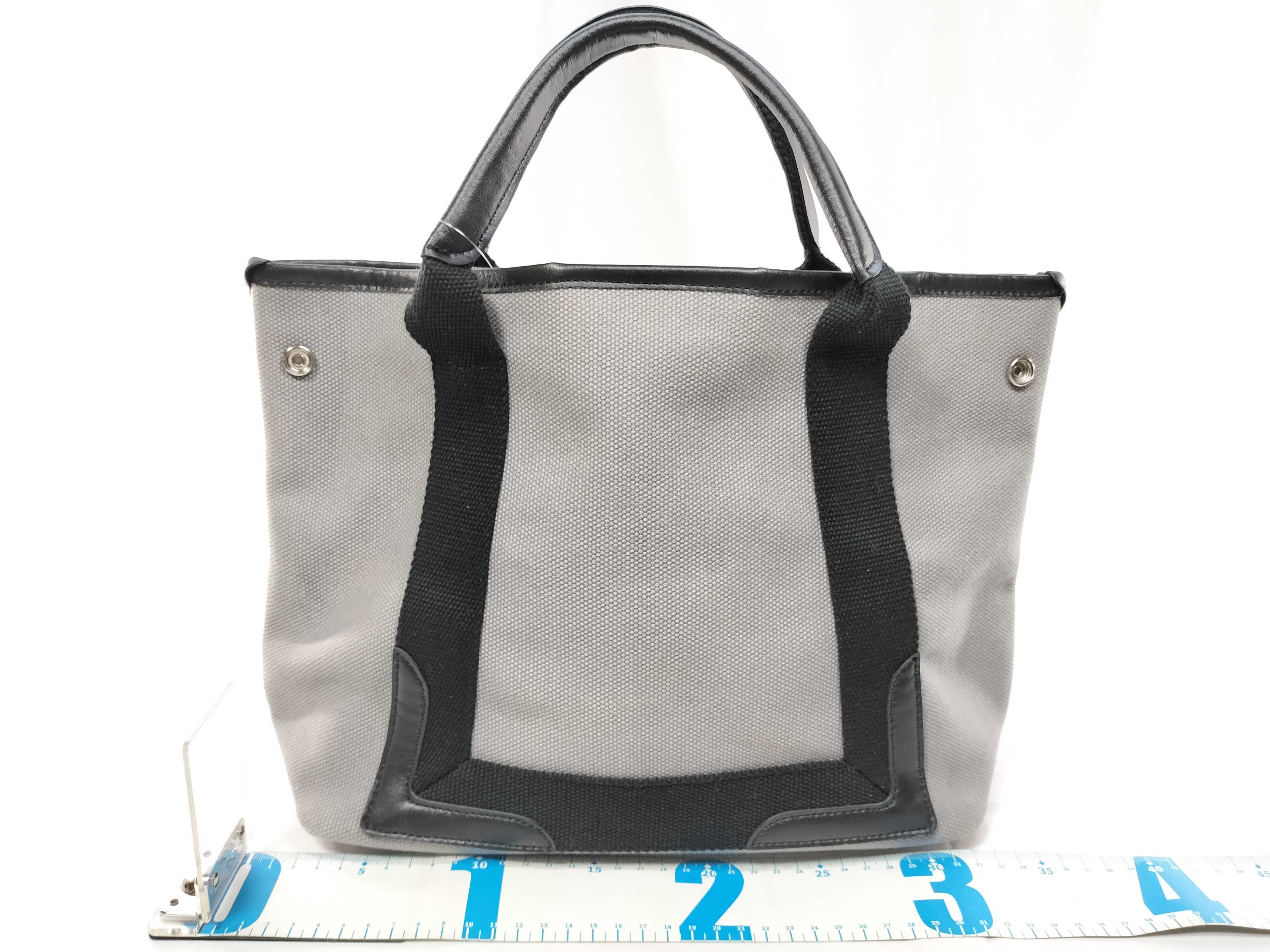 Canvas x Leather Tote Bag 459744 — view 2