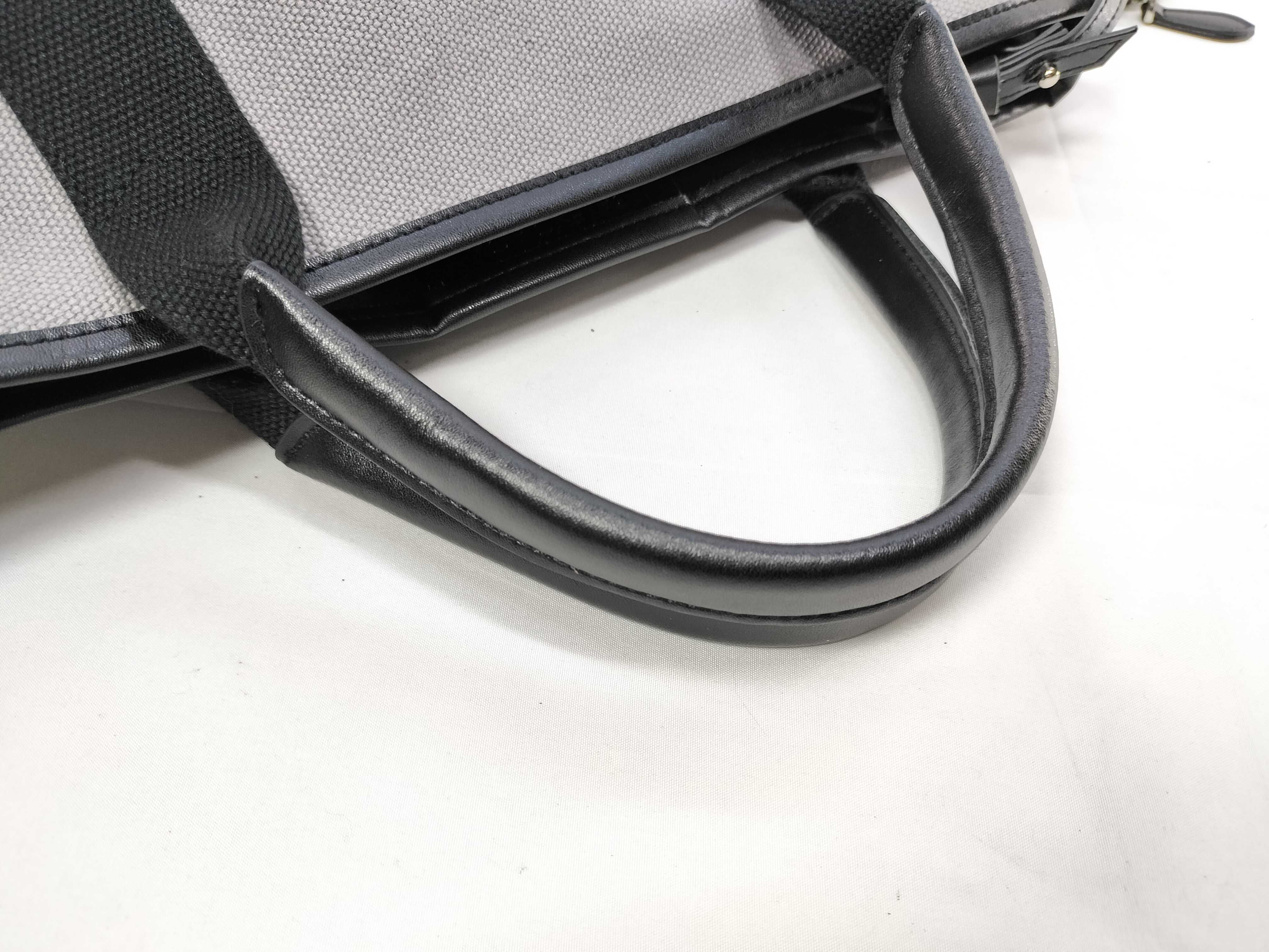 Canvas x Leather Tote Bag 459744 — view 3