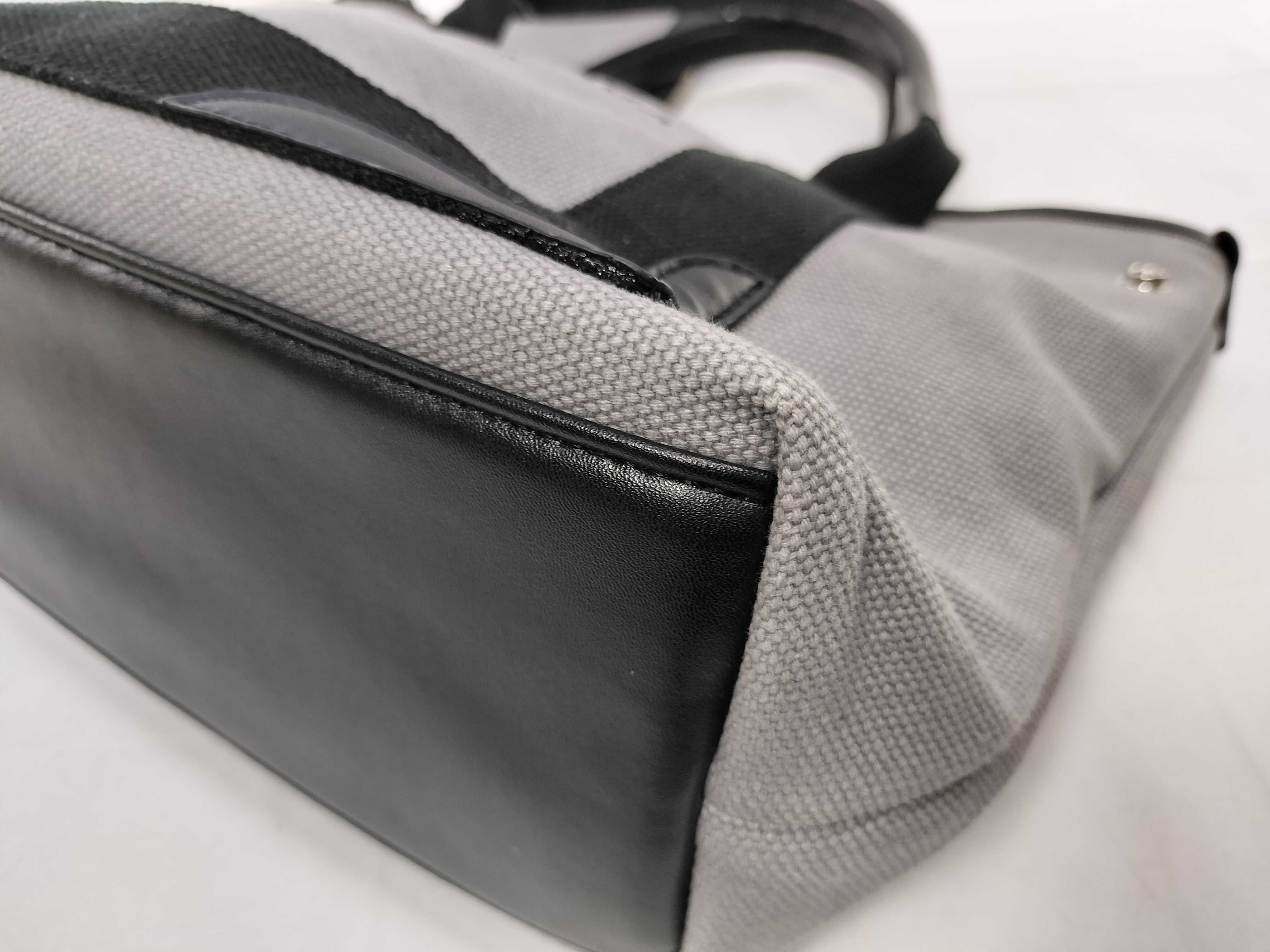 Canvas x Leather Tote Bag 459744 — view 6