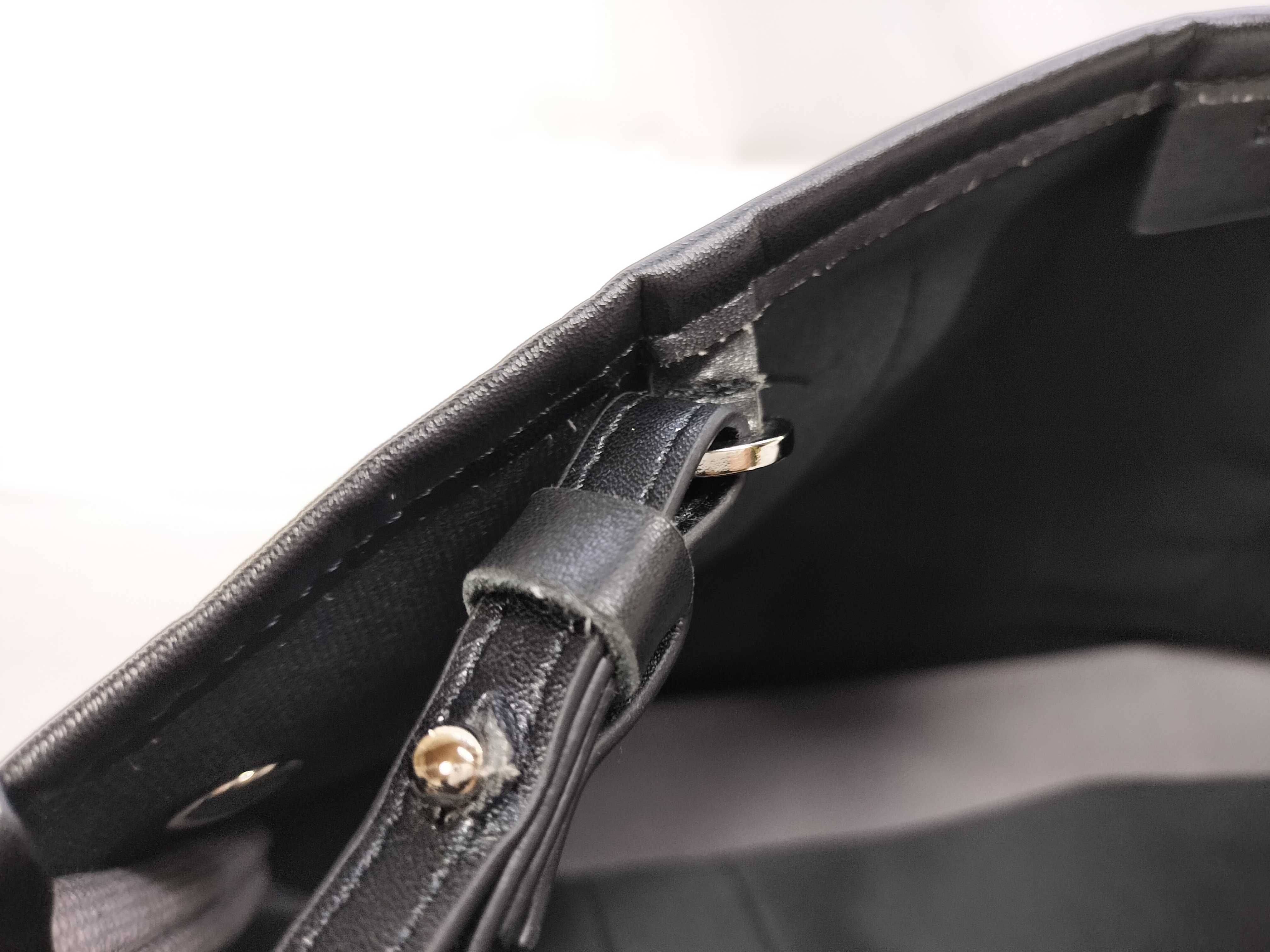 Canvas x Leather Tote Bag 459744 — view 10