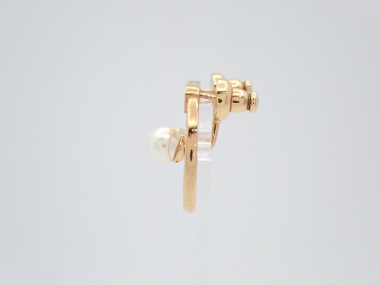 CD logo earrings, size #10 — view 3