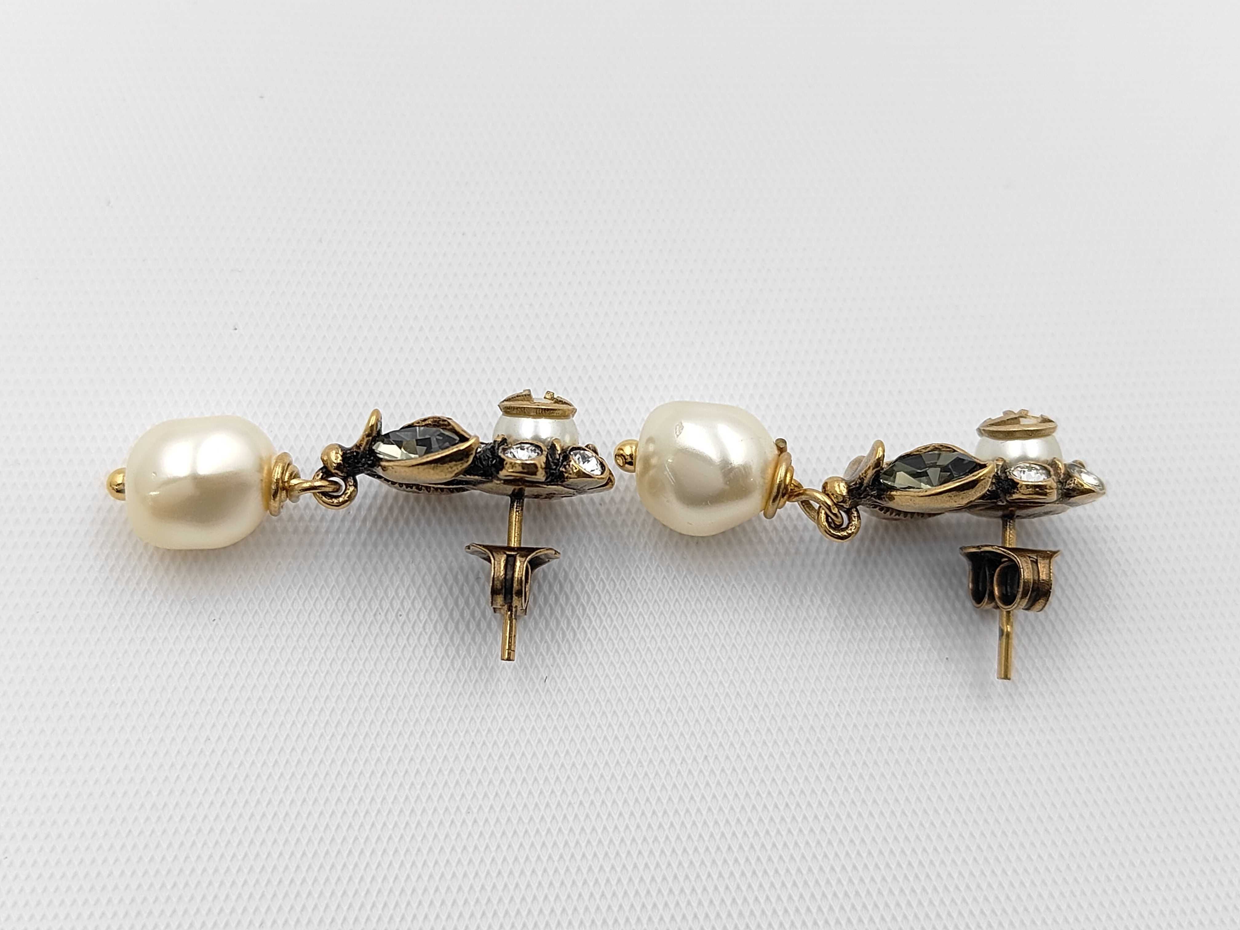 pearl earrings — view 3