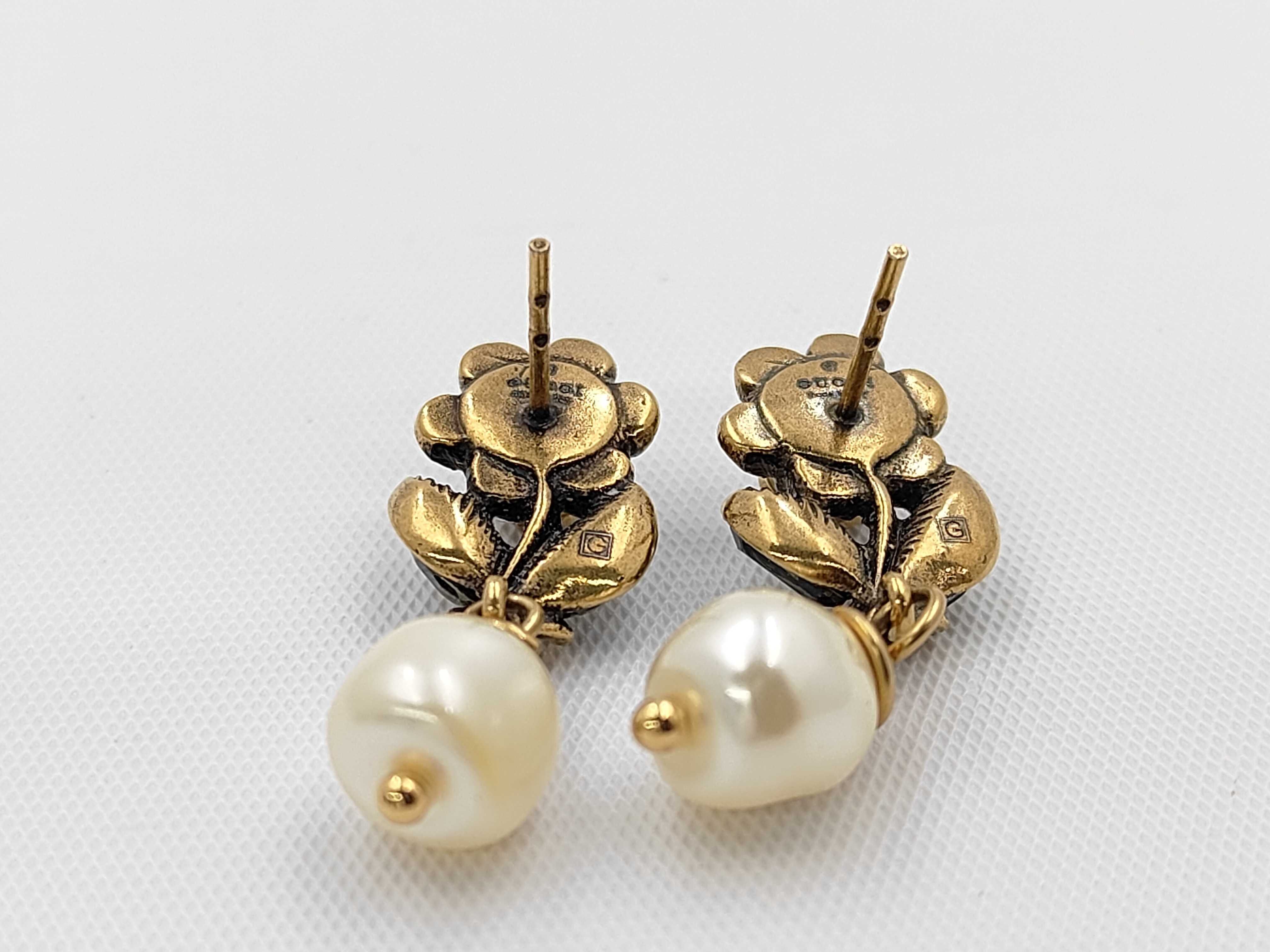 pearl earrings — view 4