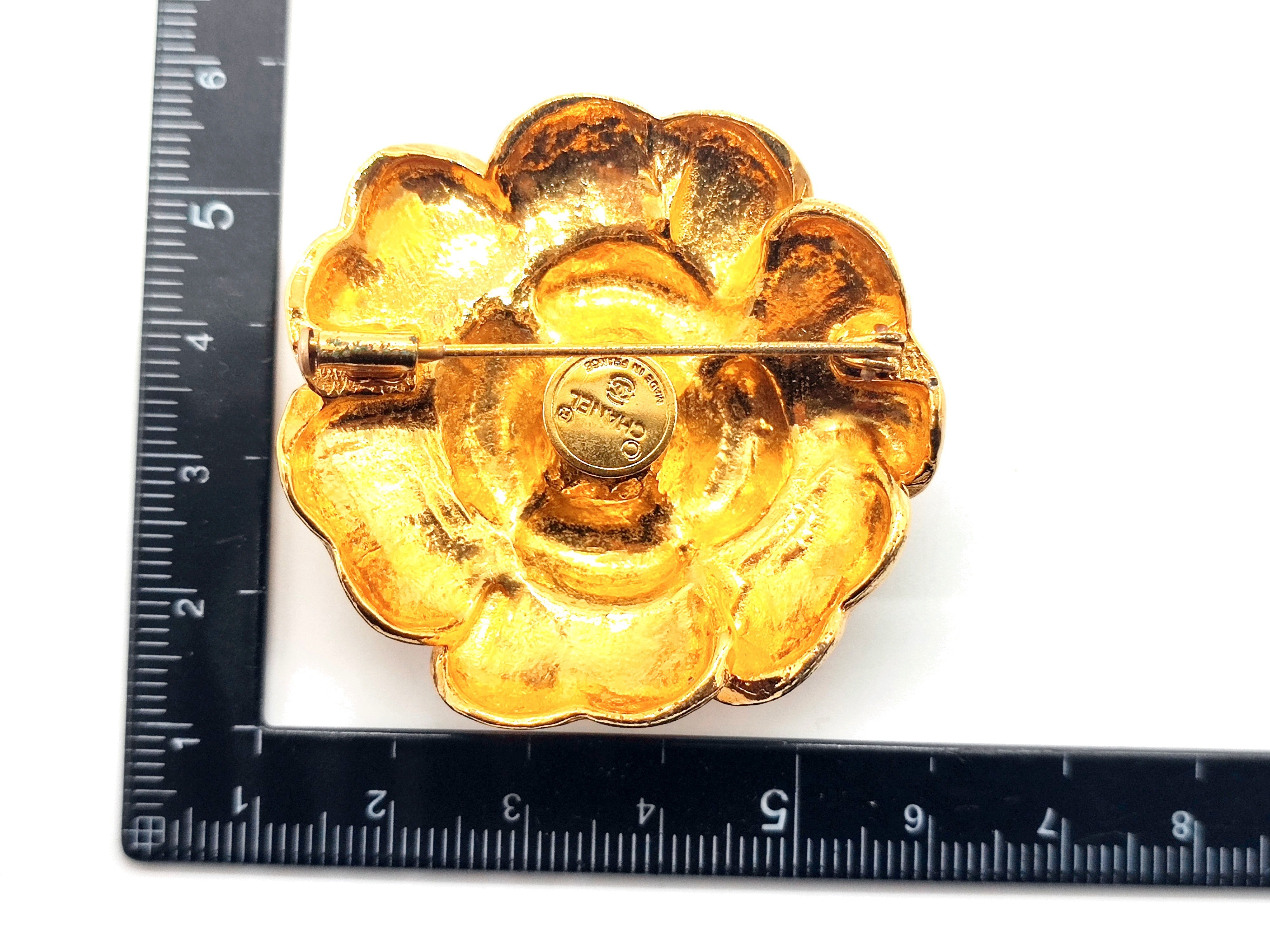 Camellia brooch — view 3