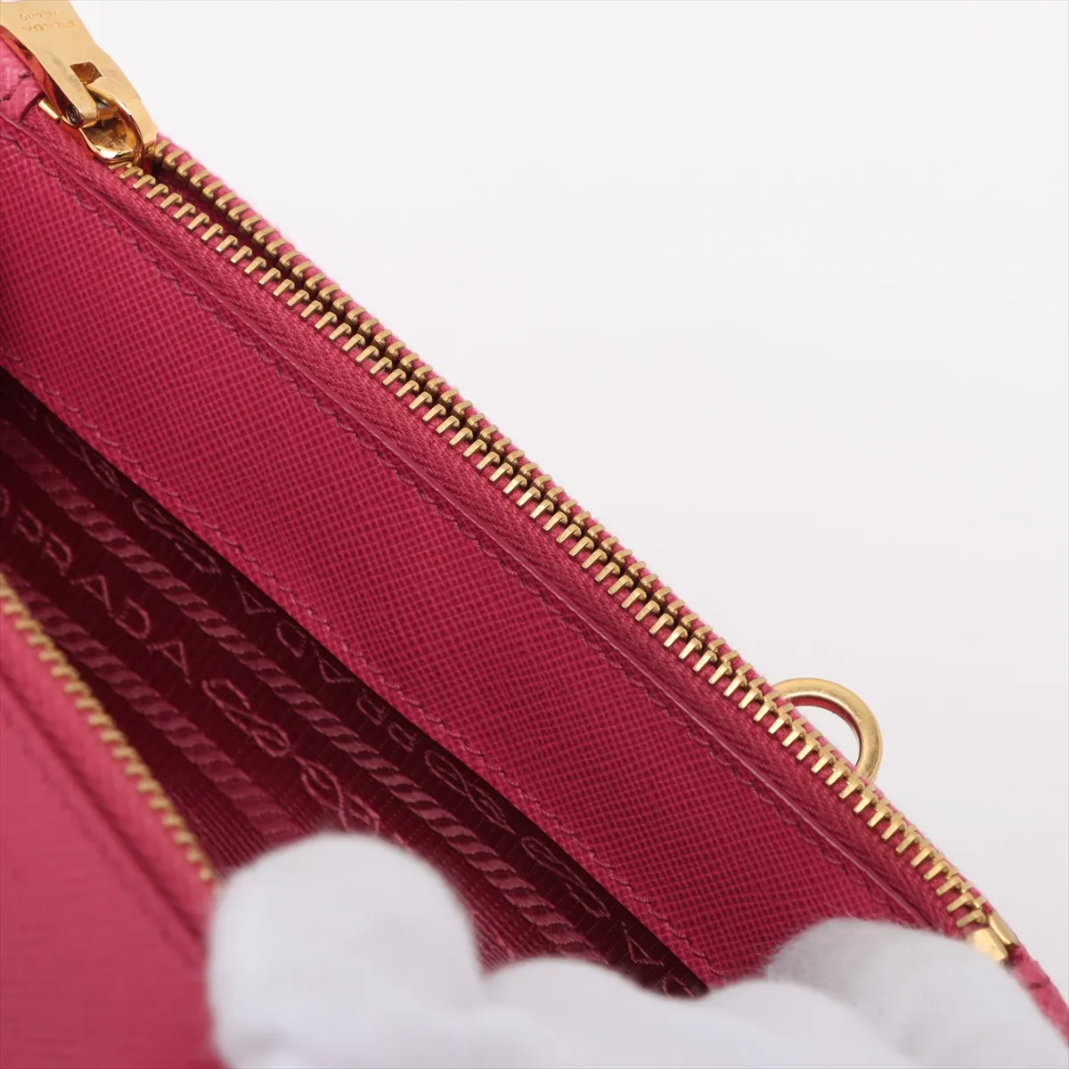 Saffiano Mini Galleria Leather 2WAY Handbag Pink — view 15