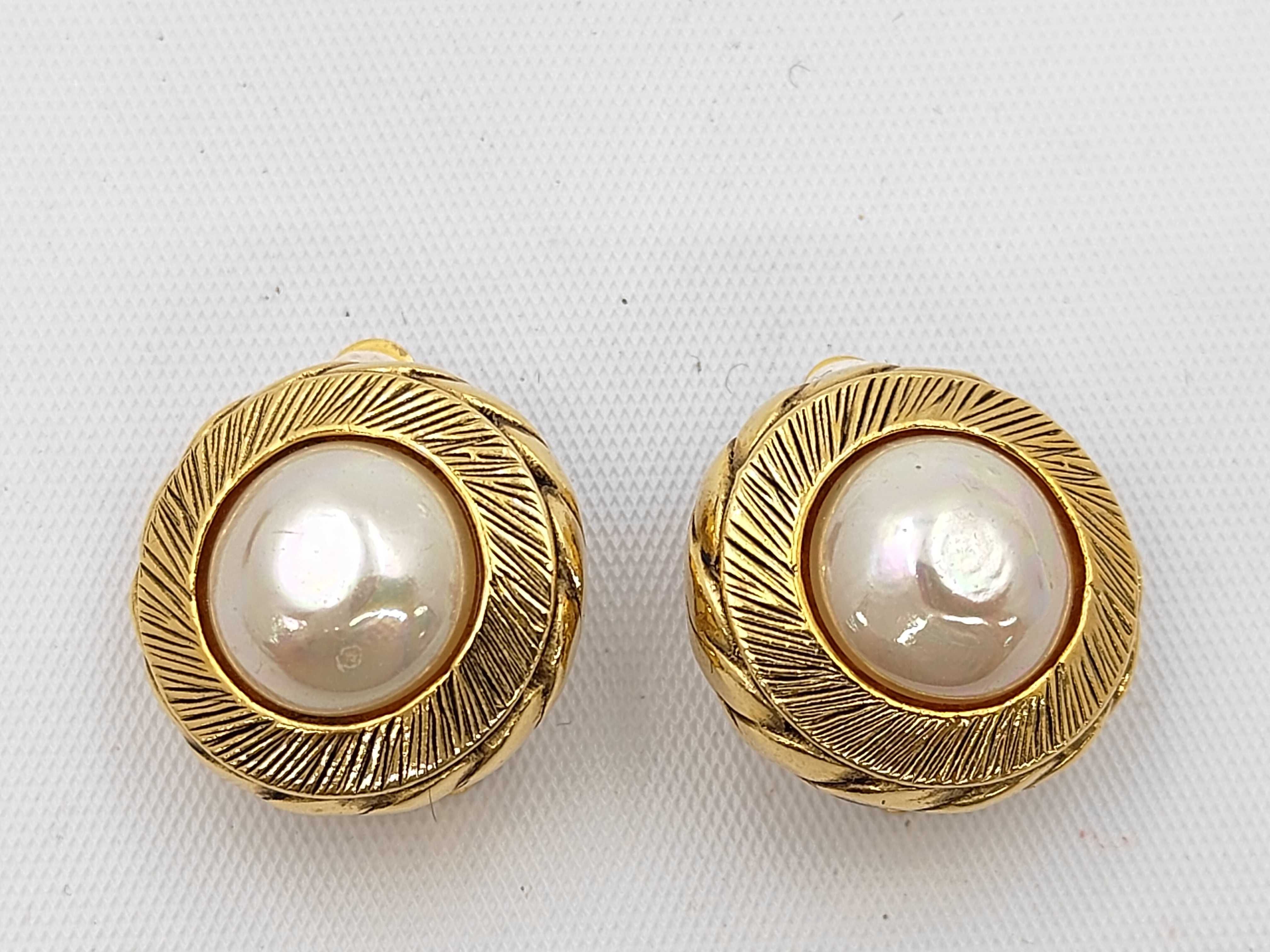 Vintage Faux Pearl Earrings