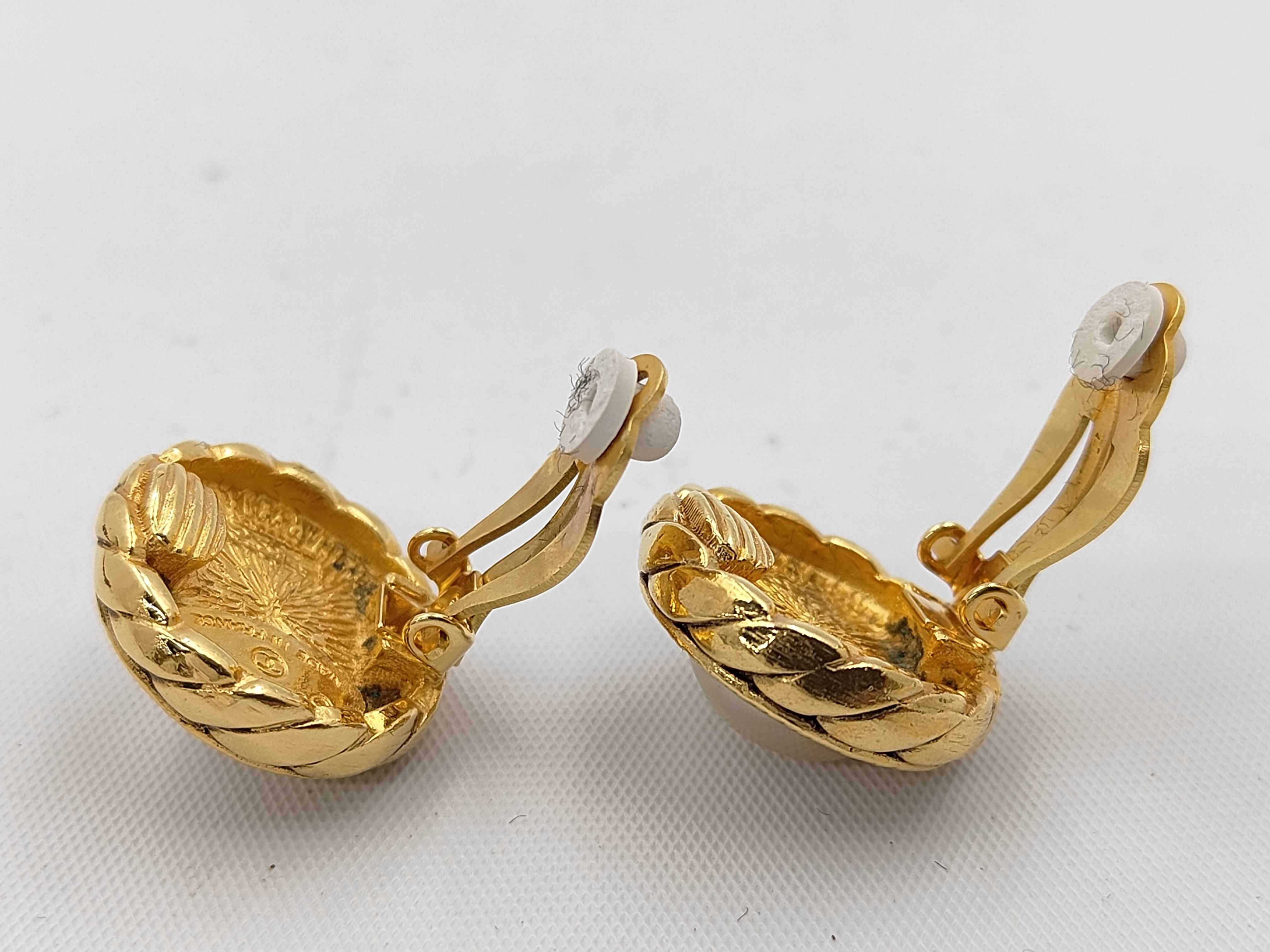 Vintage Faux Pearl Earrings — view 4