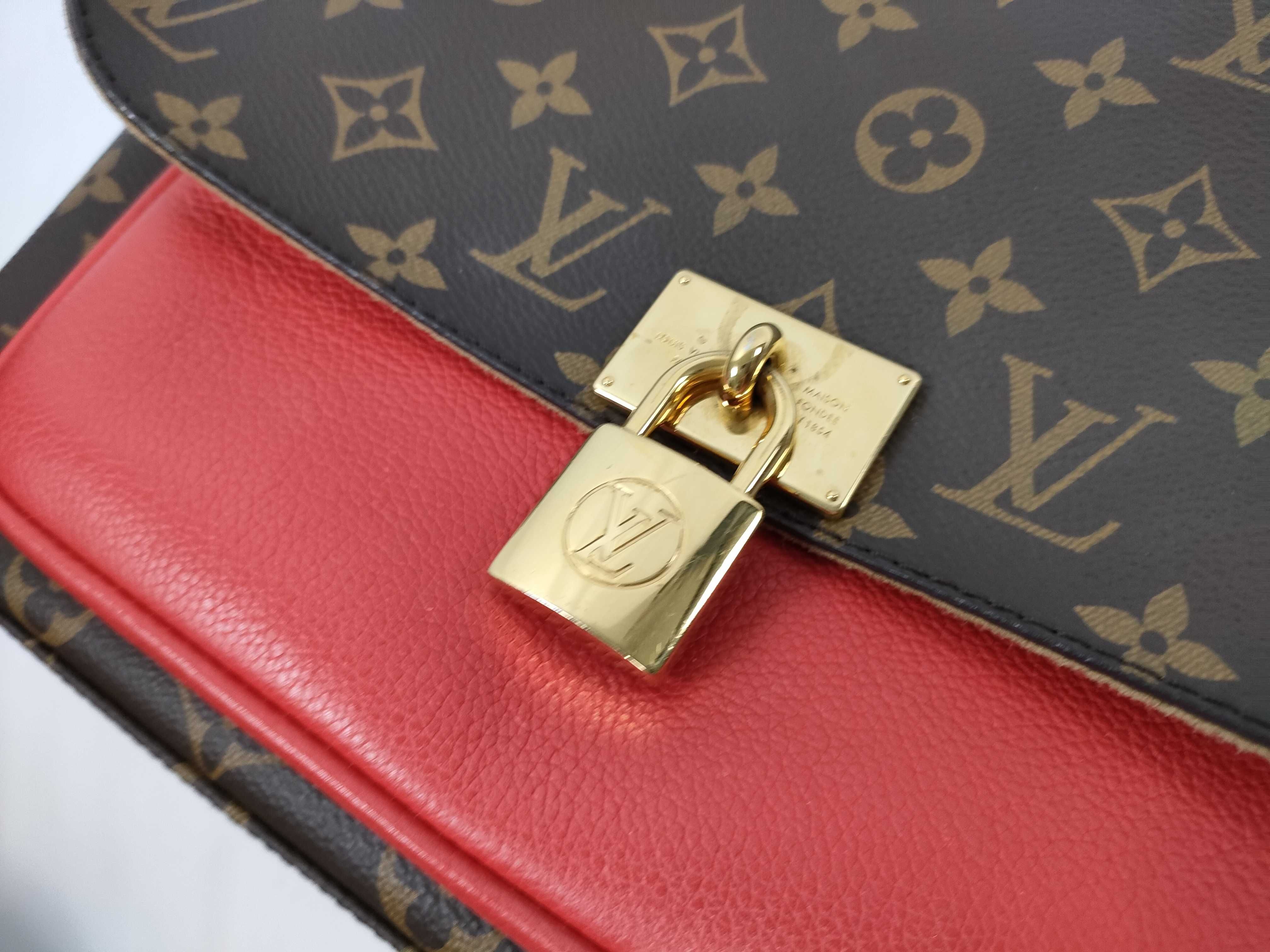 Monogram Vuitton Handbag Marignan Coquelicot Handbag — view 13