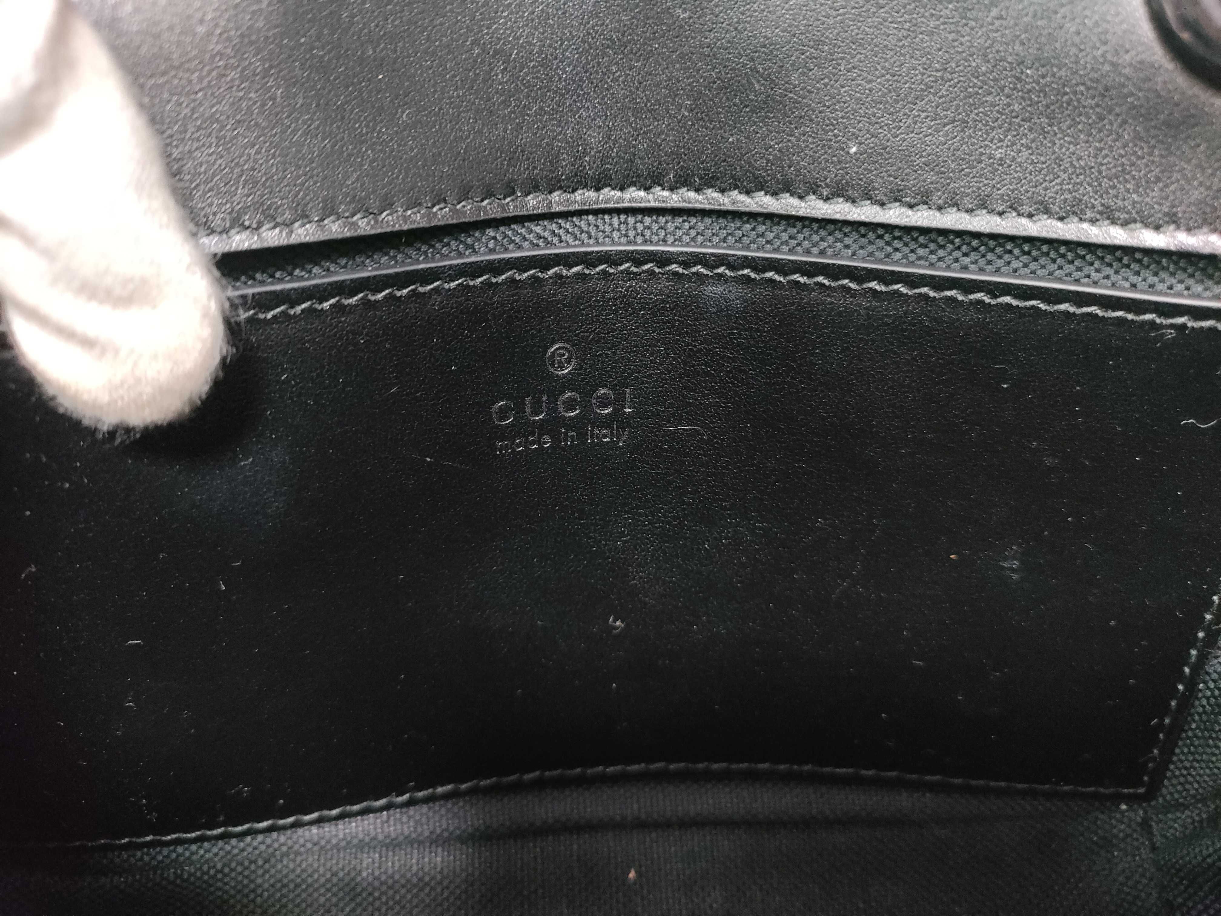 GG Marmont Chain Shoulder Bag, Black with Black Hardware — view 13