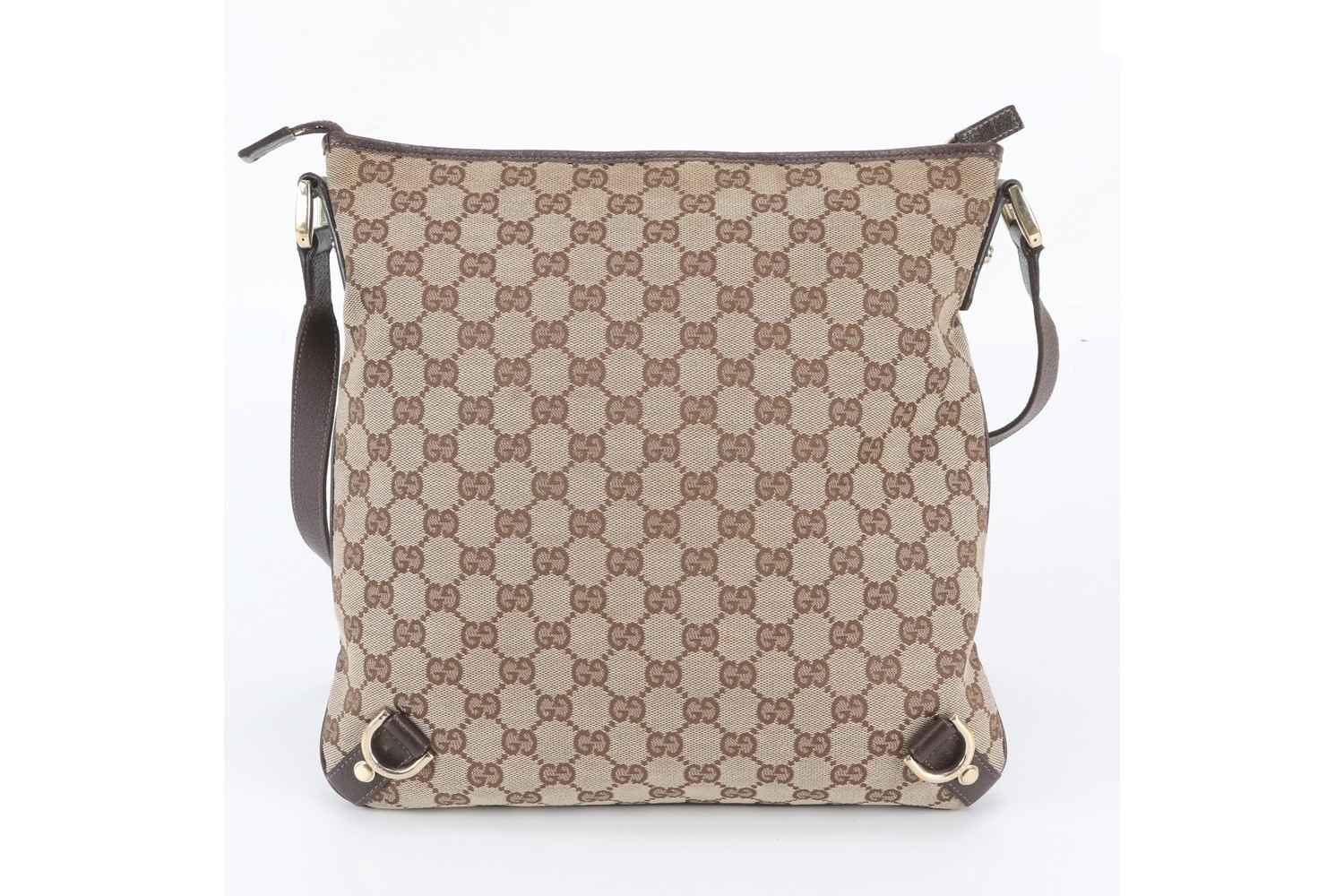 GG Canvas Abbey 131326 Leather Shoulder Bag — view 3