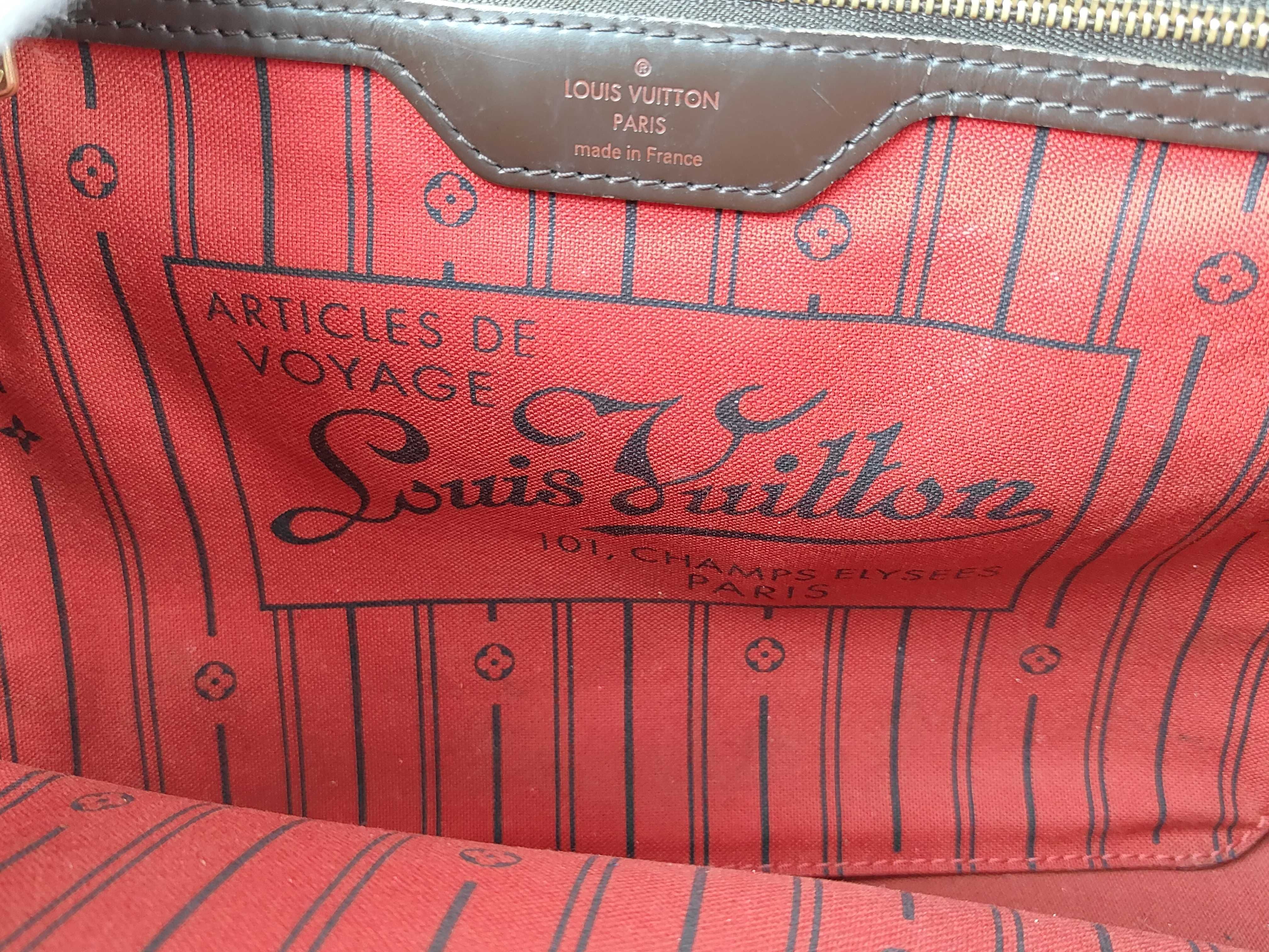 Damier N51105 Neverfull MM Tote Bag — view 13