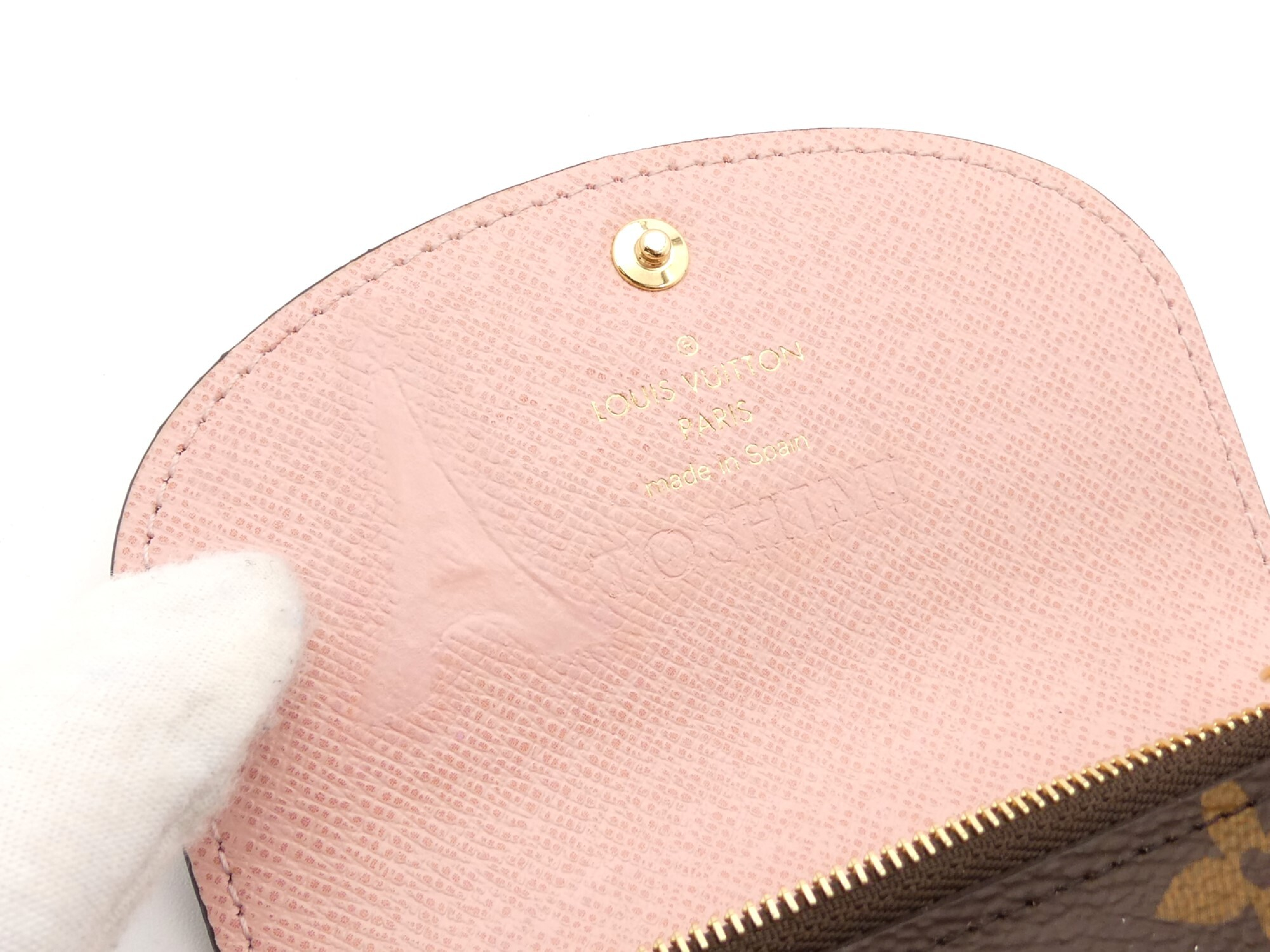 Monogram Portemonnaie Rosalie Wallet (IC sensor enabled) — view 8