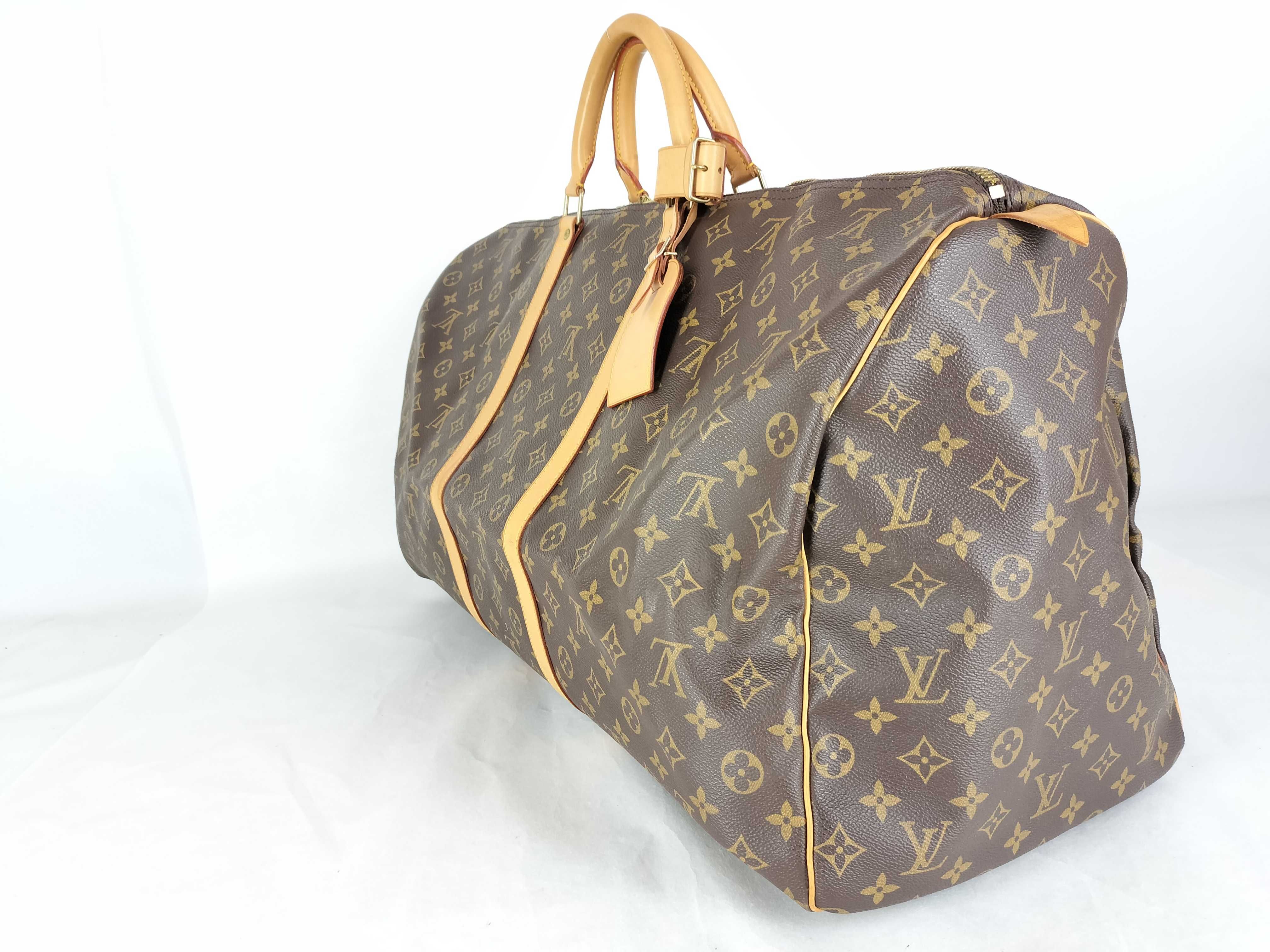 Monogram Louis Vuitton Keepall Boston Bag — view 2