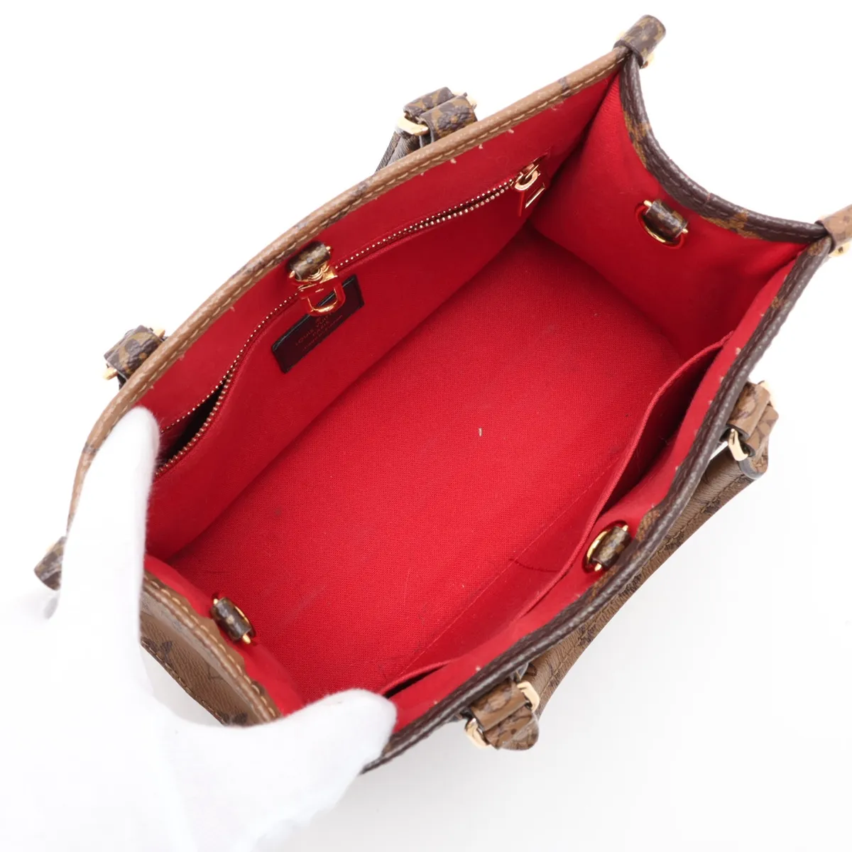 Monogram Giant Reverse OnTheGo PM M46373 Brown (RFID detected) — view 8