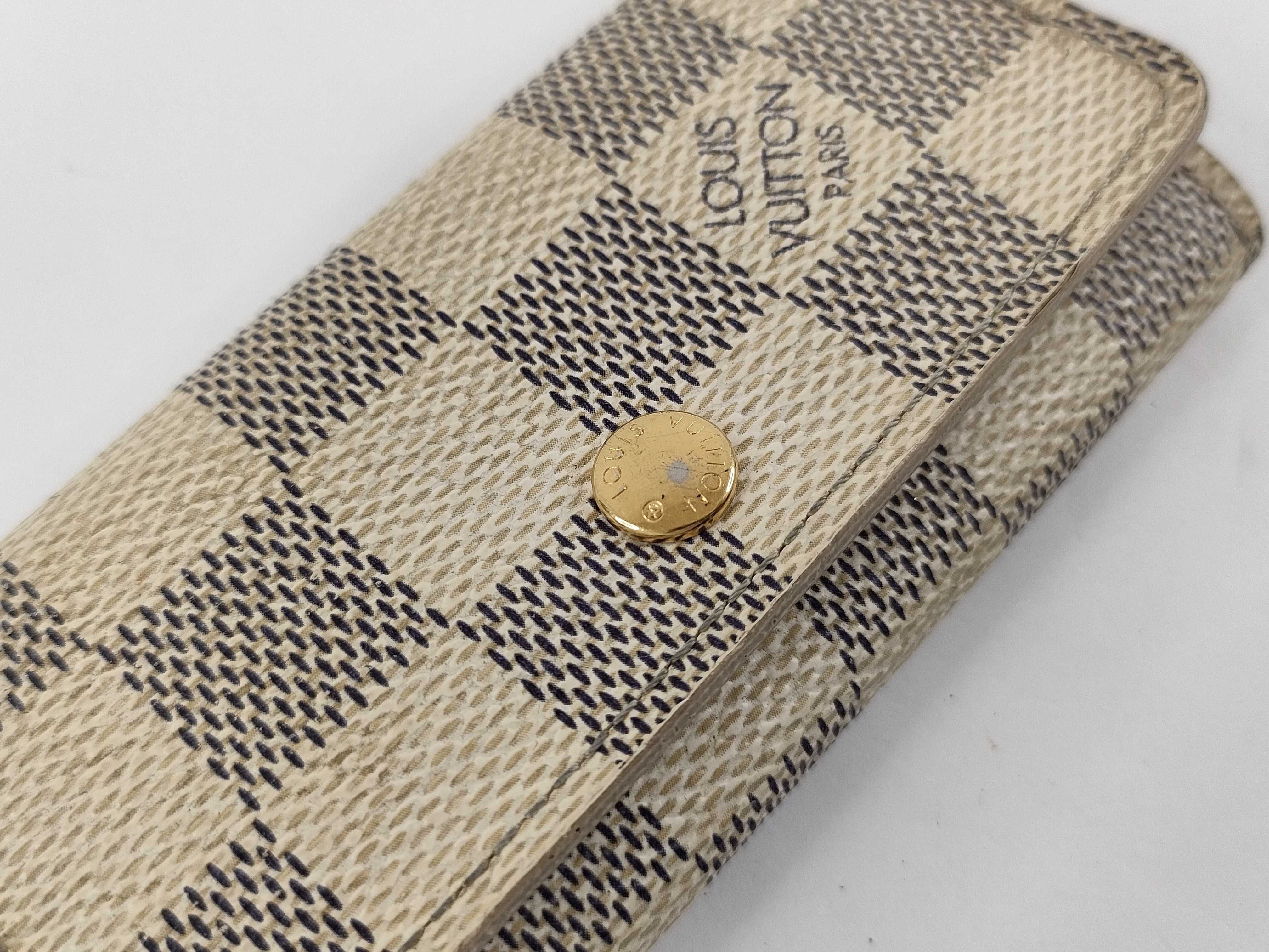 Damier Azur 4-ring Key Case — view 11