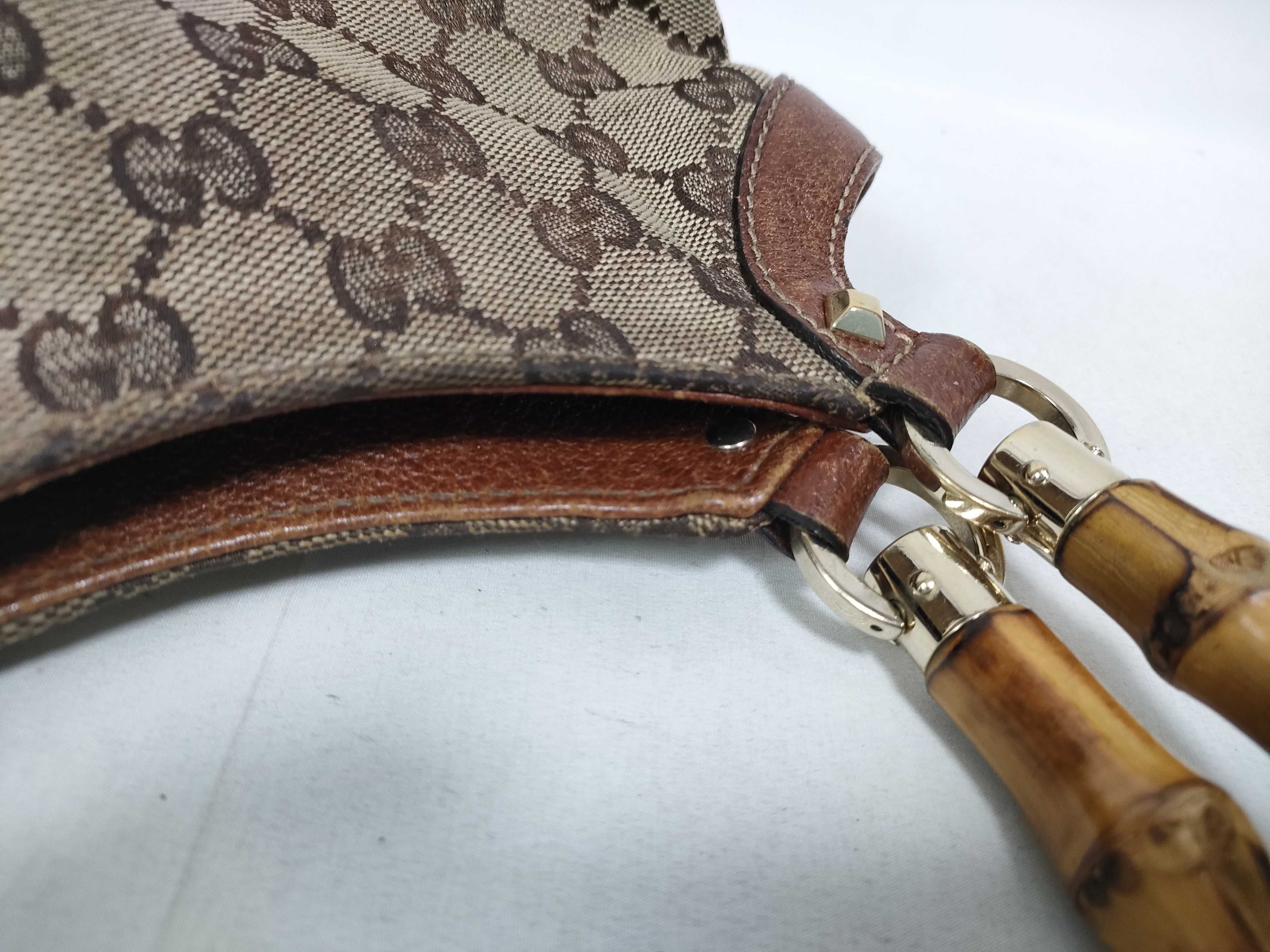 Bamboo GG Canvas Handbag — view 11