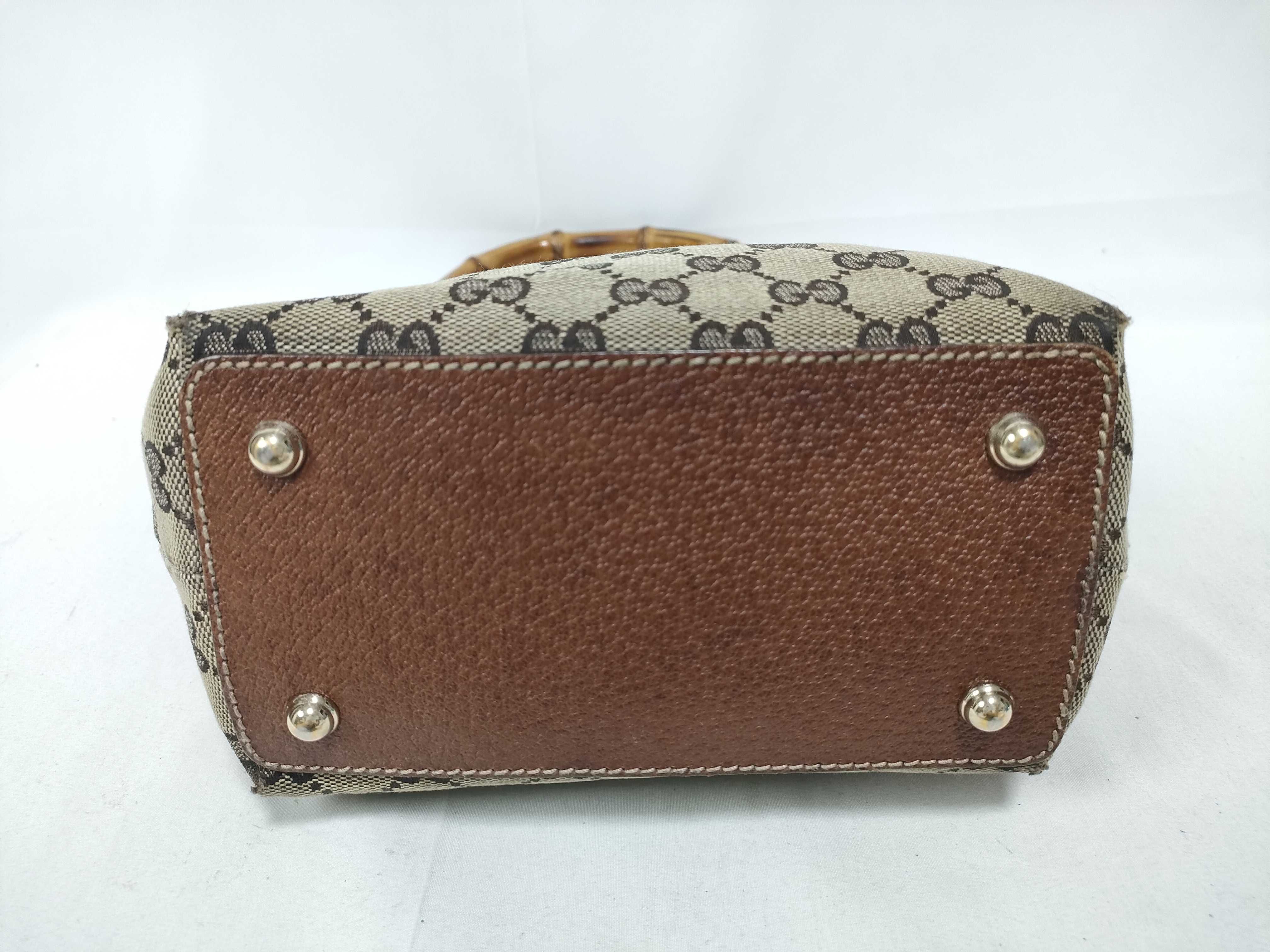 Bamboo GG Canvas Handbag — view 3