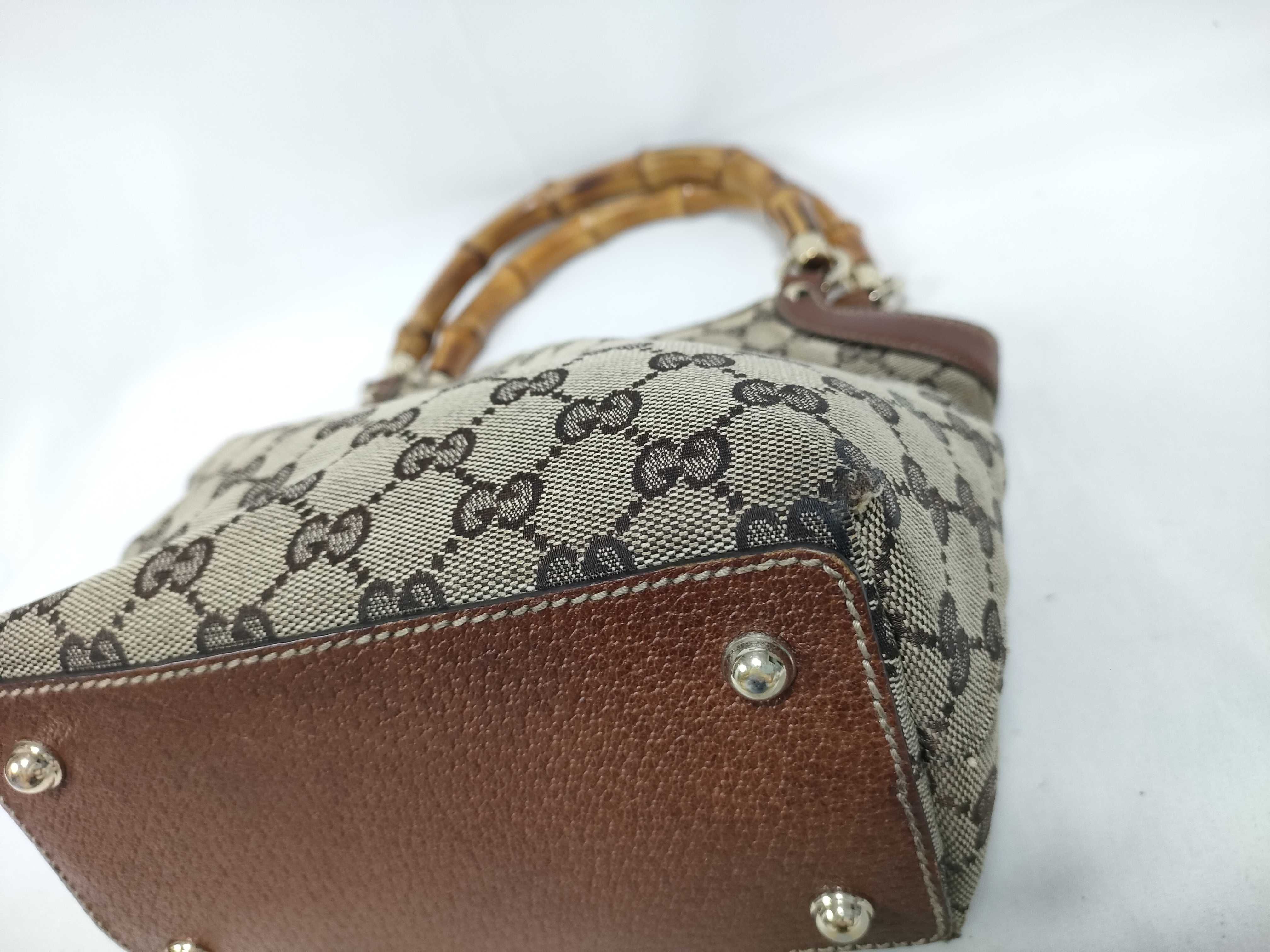Bamboo GG Canvas Handbag — view 4