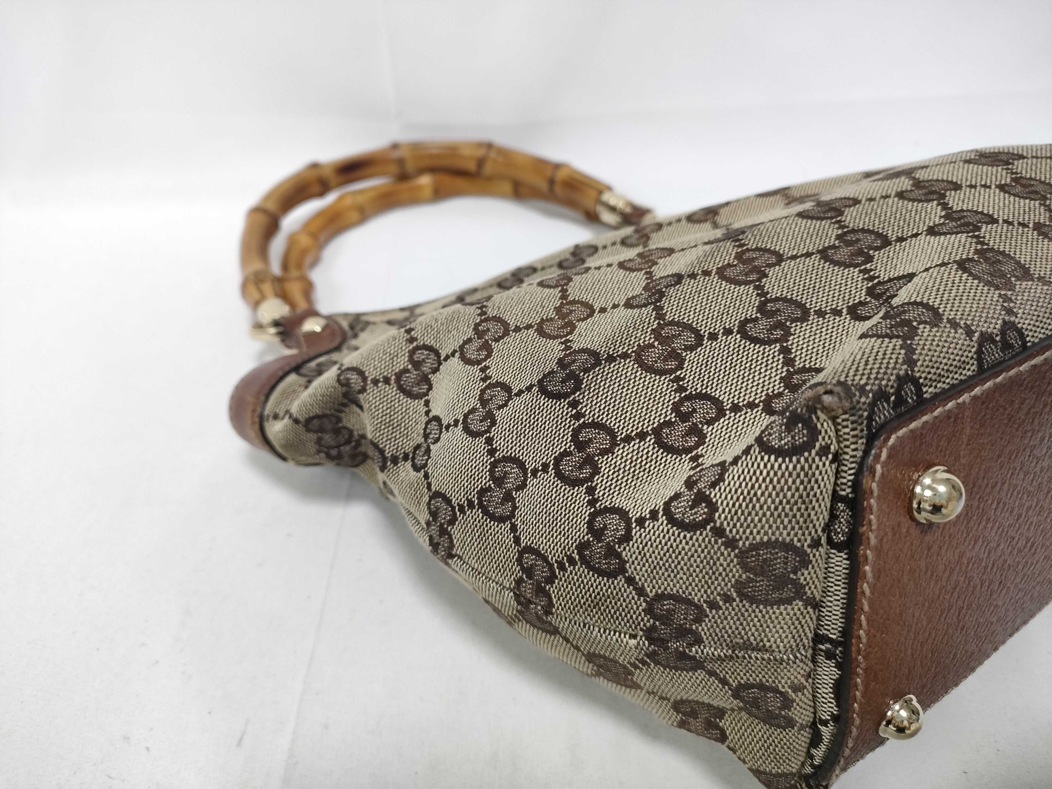 Bamboo GG Canvas Handbag — view 5