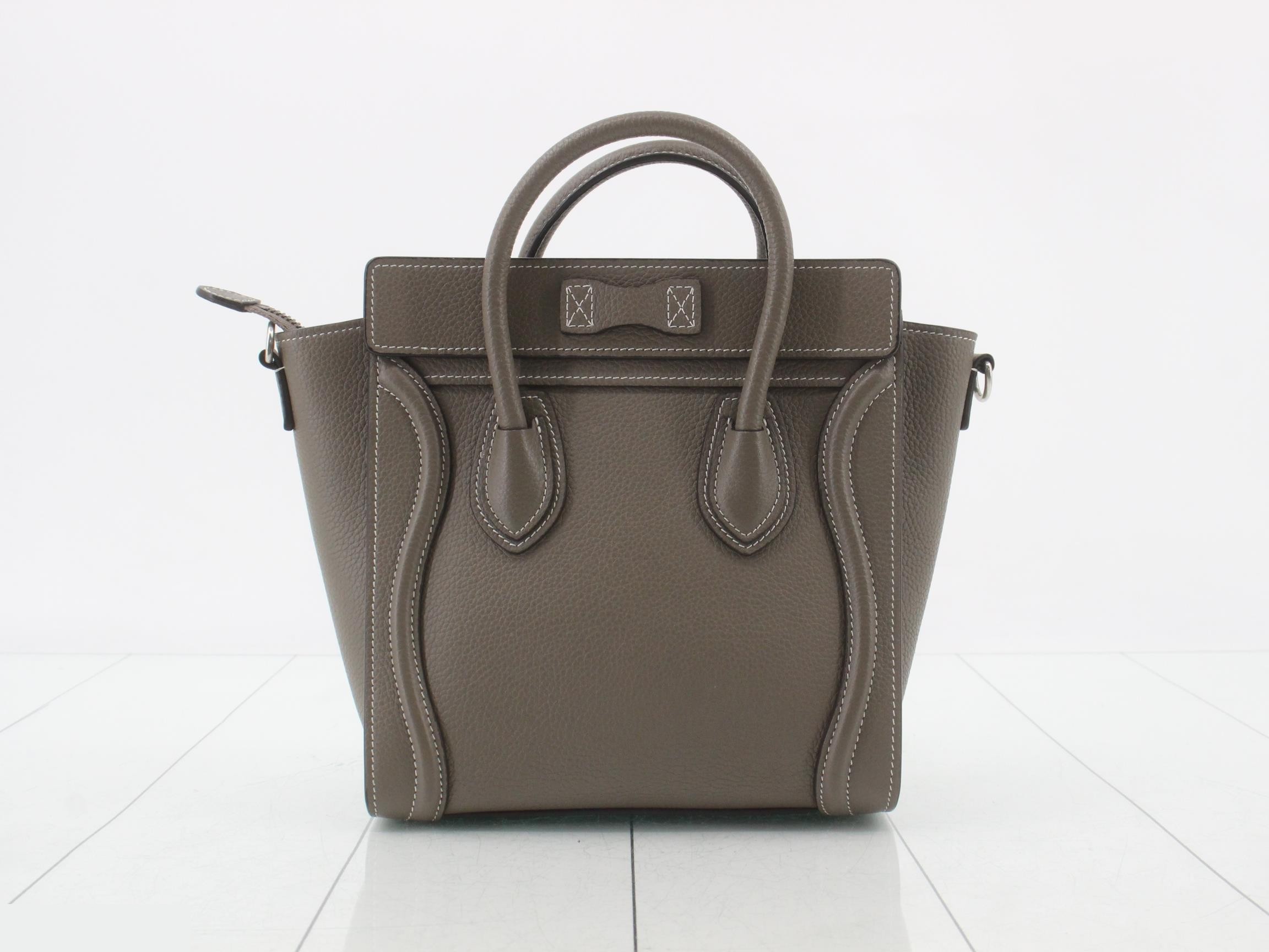 Luggage Nano Leather Handbag — view 2