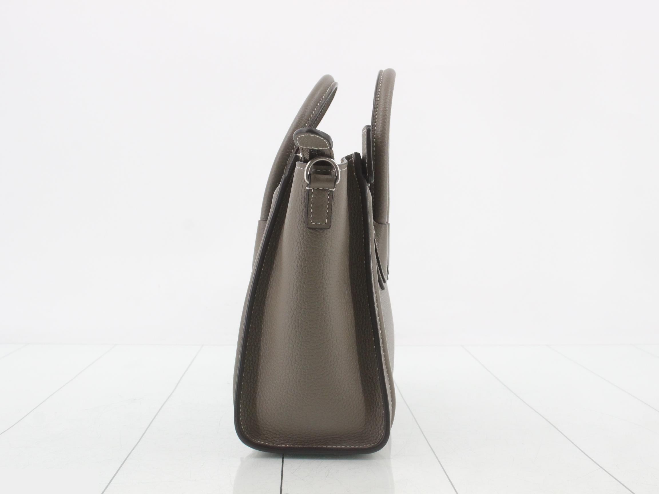 Luggage Nano Leather Handbag — view 3